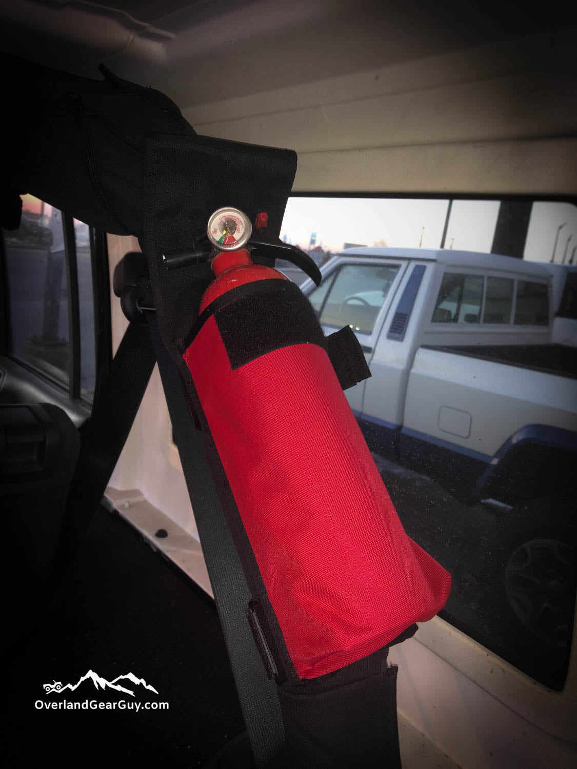 Jeep Fire Extinguisher Pouch Roll Bar