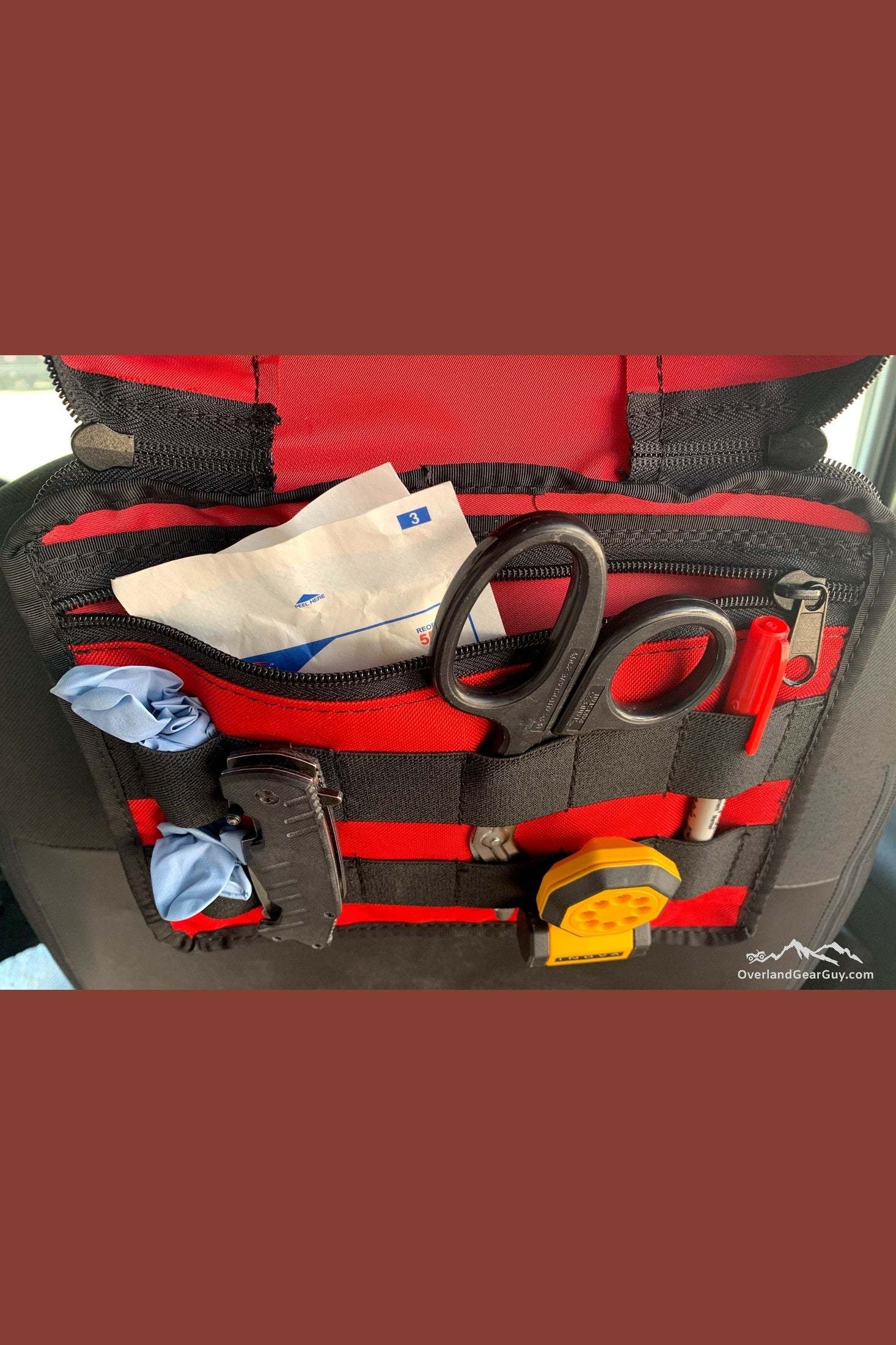 First Aid Kit Headrest Pouch - IFAK