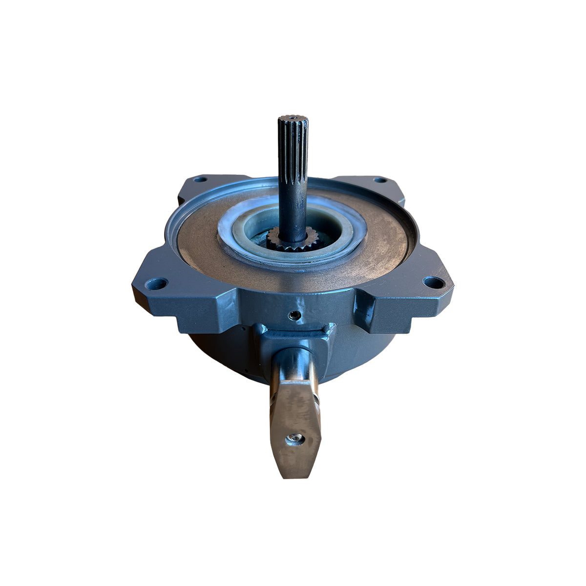 Gearbox GBT15000NH winch gearbox with central shaft and mounting holes