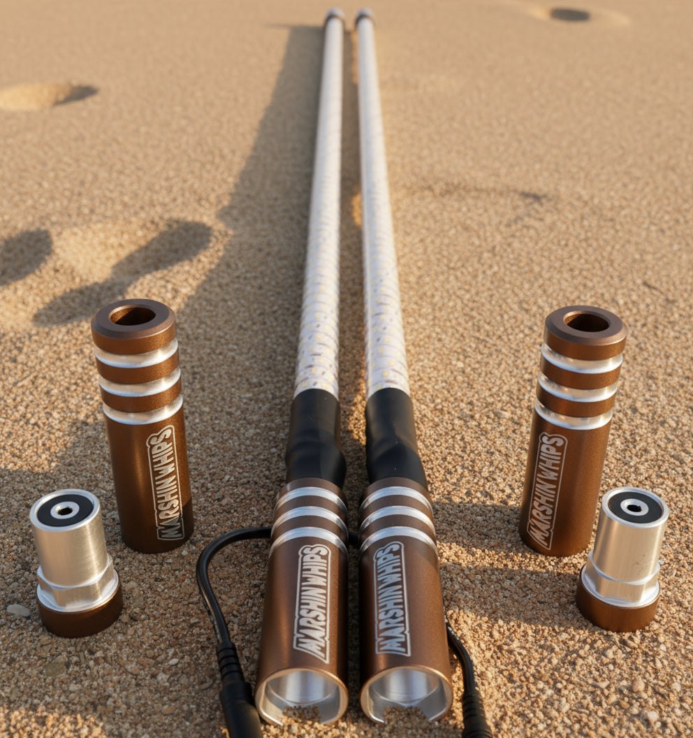 Game Changer Whips - Bronze Edition Set with Strong LEDs