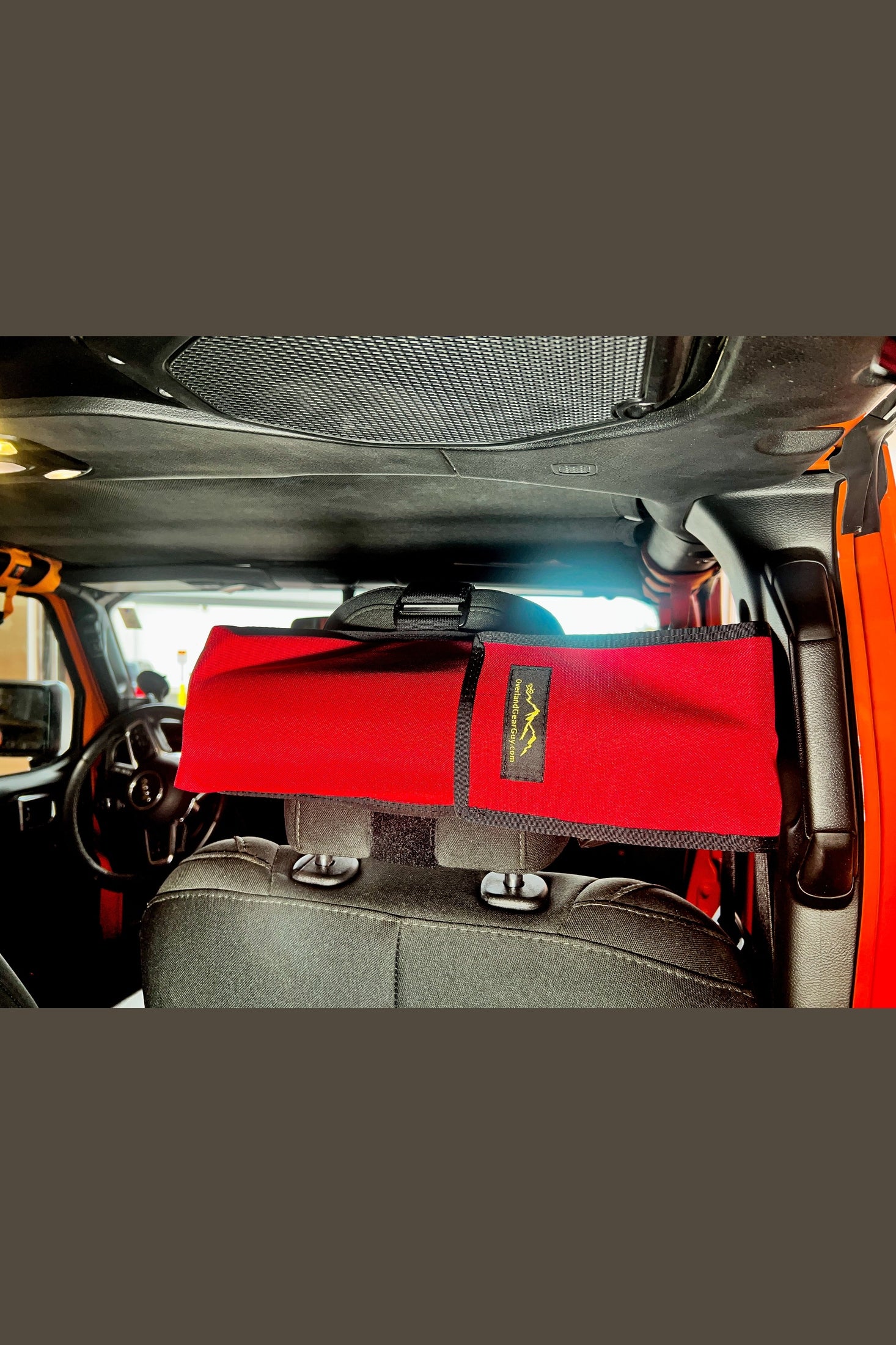 Fire Extinguisher Headrest Pouch