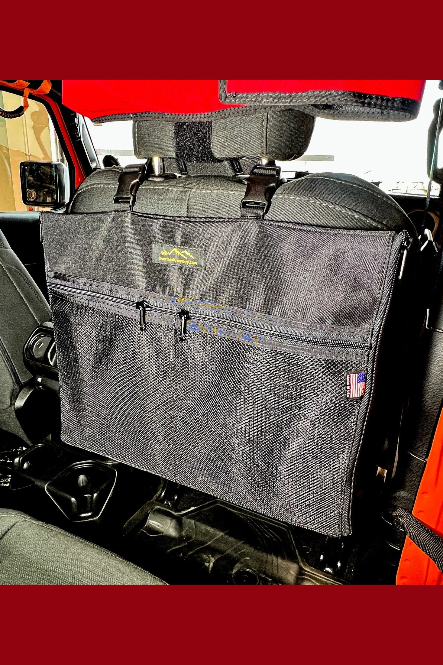 Road Atlas, Laptop/Tablet Seatback Pouch