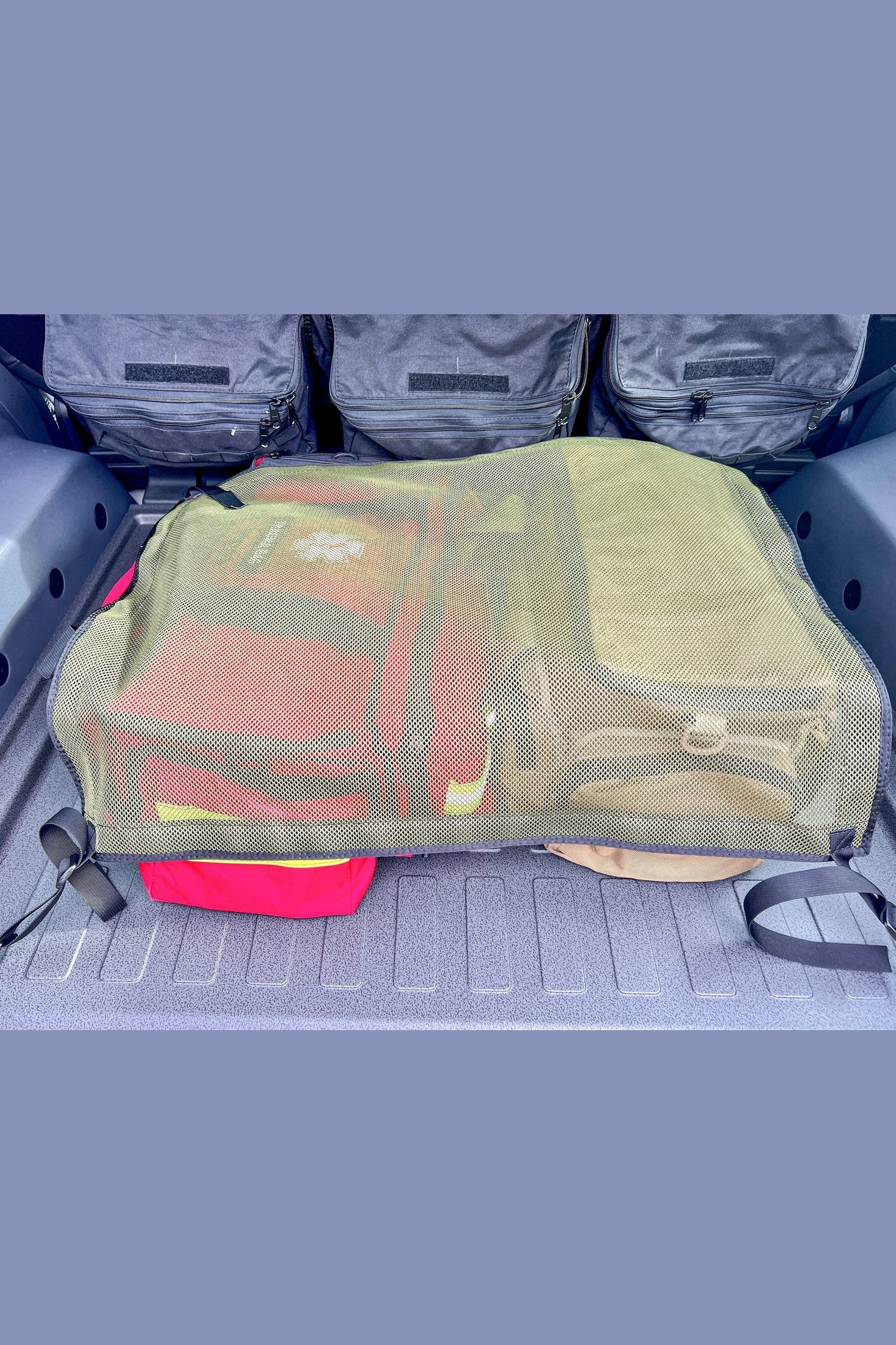 Organize Your Gear with INEOS Grenadier Cargo Nets - Keep Your Vehicle Tidy and Ready for Adventure