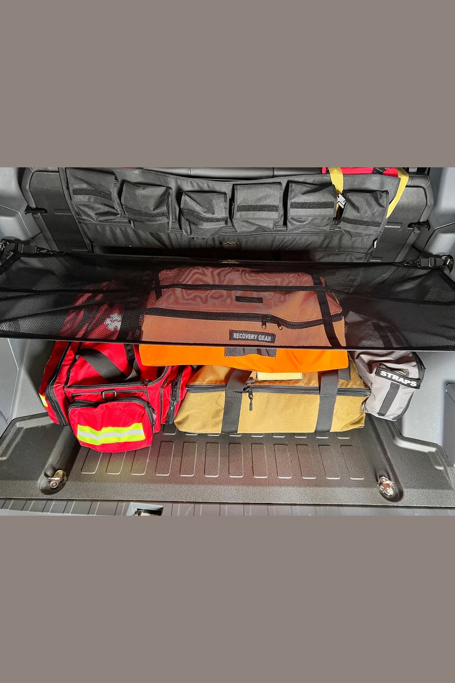 Organize Your Gear with INEOS Grenadier Cargo Nets - Keep Your Vehicle Tidy and Ready for Adventure