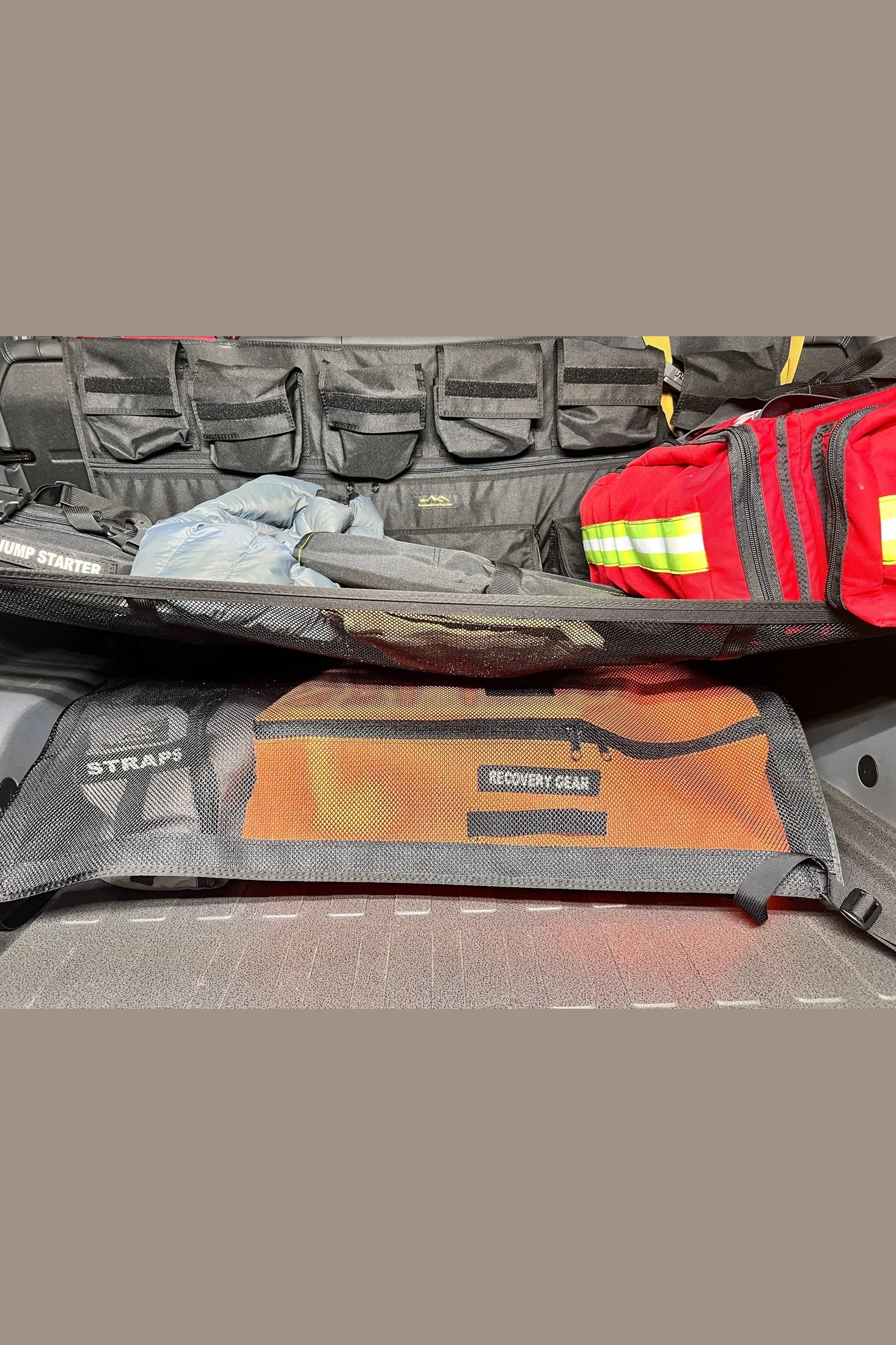Organize Your Gear with INEOS Grenadier Cargo Nets - Keep Your Vehicle Tidy and Ready for Adventure