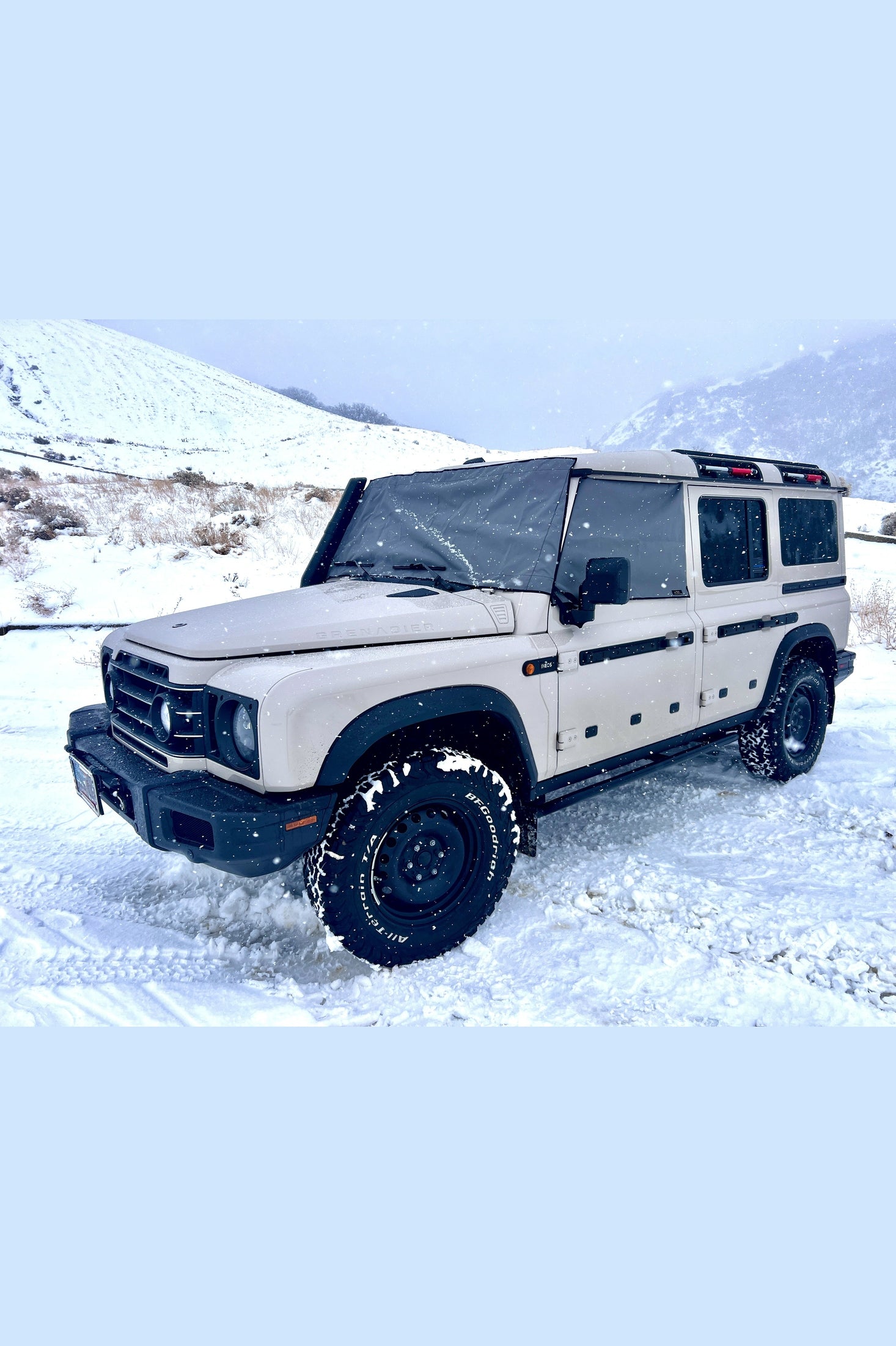 INEOS Grenadier Exterior Windshield and Window Covers