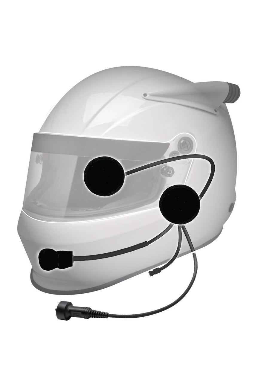 Elite Helmet Wiring Kit with M2 Race Speakers and Earjack