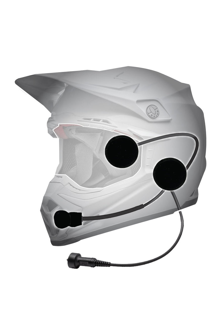 Motorcycle Helmet Wiring Kit with M2 Speakers