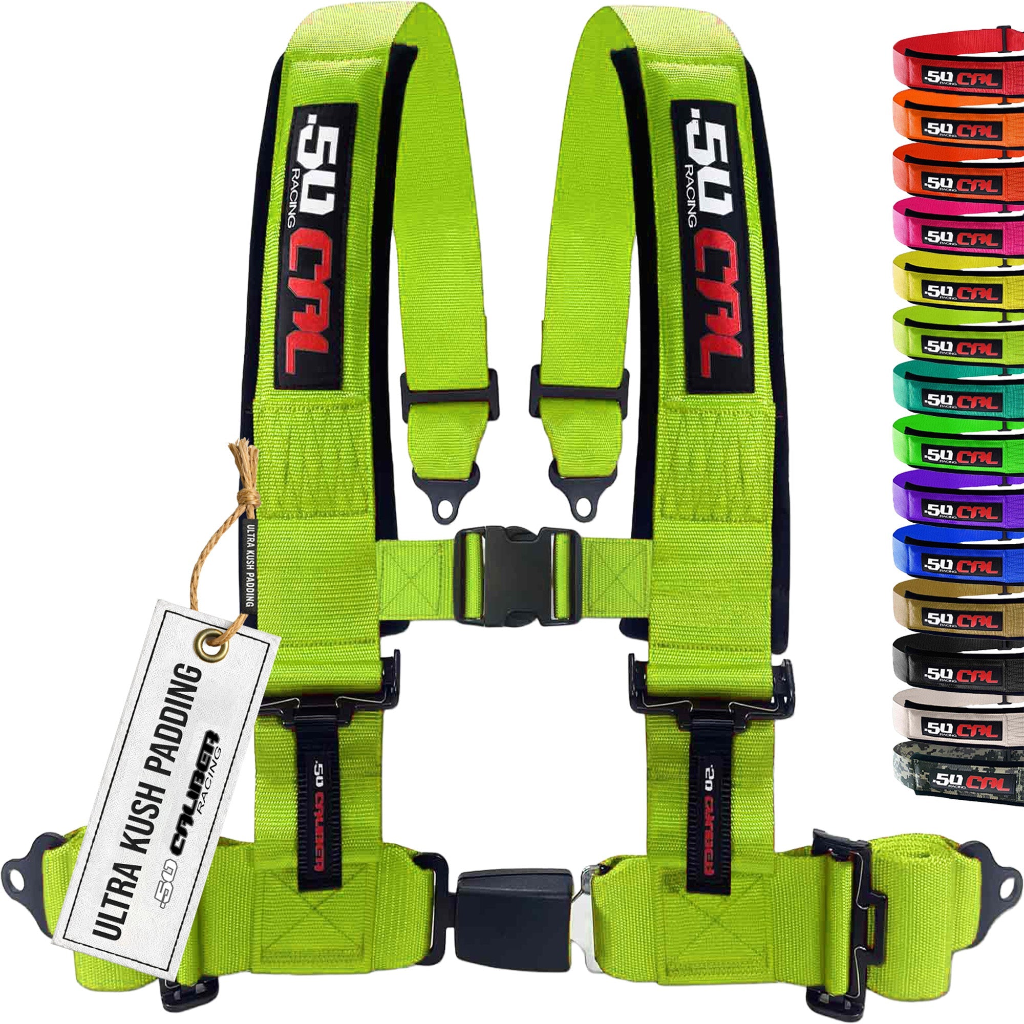 Pro Series 2" & 3" 4 point Harness with push button release