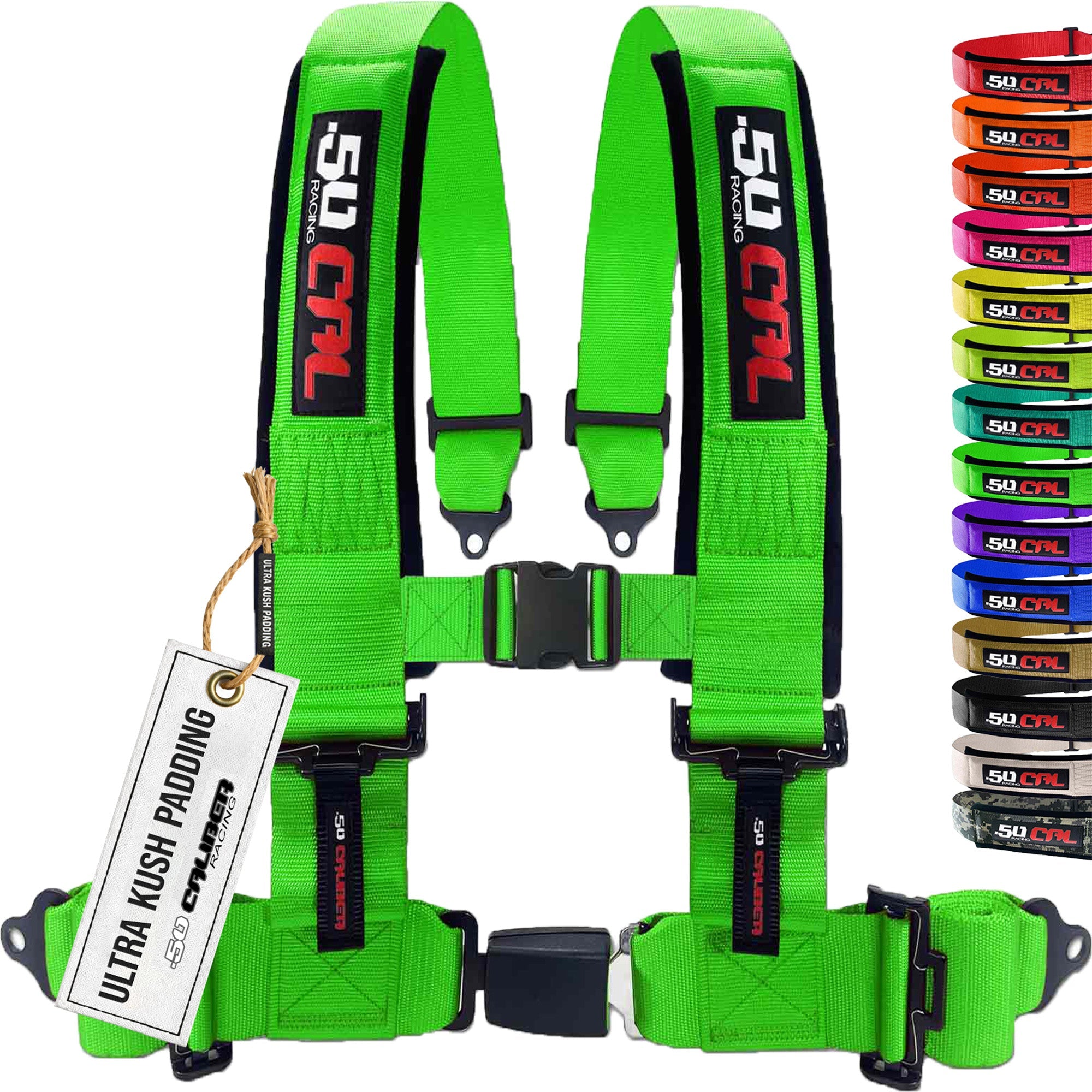 Pro Series 2" & 3" 4 point Harness with push button release