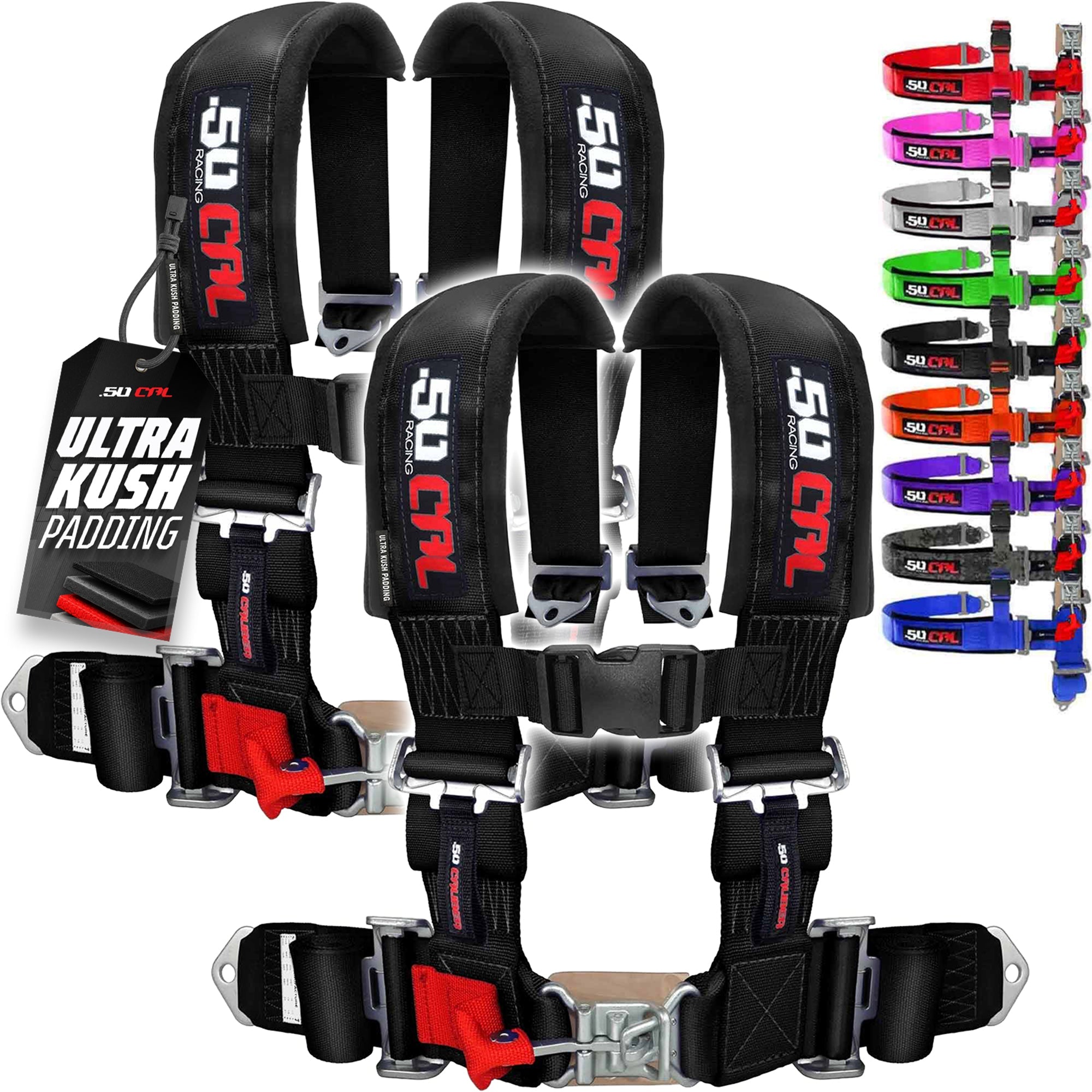 Pro Series 2" 4 point Latch Harness 50 Caliber Racing Harness