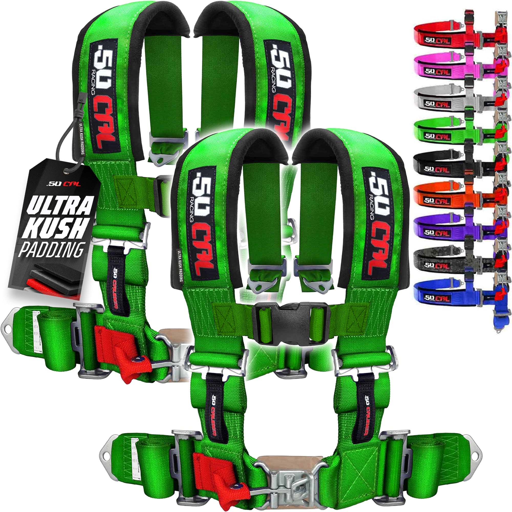 Pro Series 3" 4 point Latch Harness 50 Caliber Racing