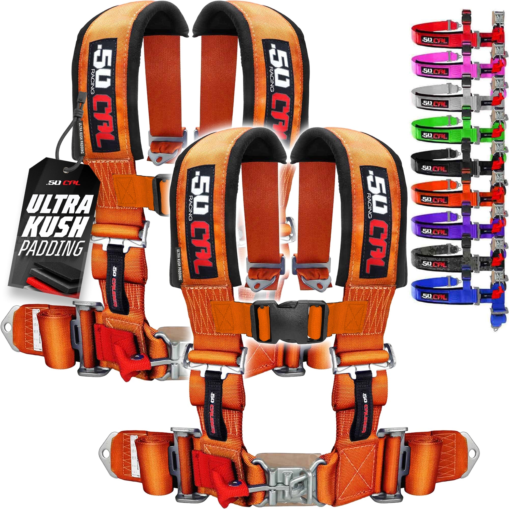 Pro Series 3" 4 point Latch Harness 50 Caliber Racing