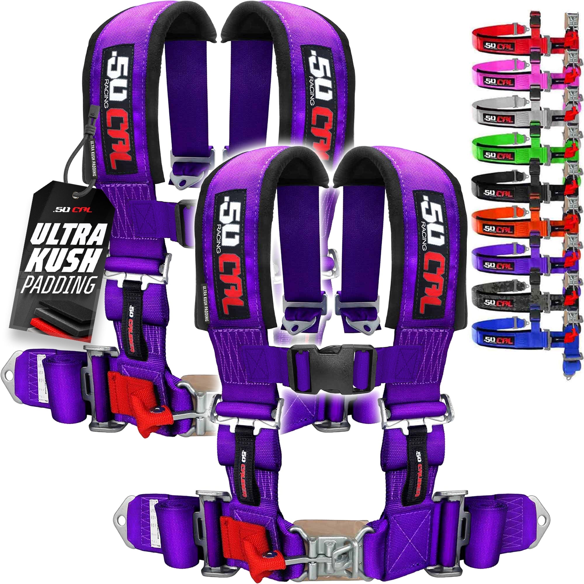 Pro Series 3" 4 point Latch Harness 50 Caliber Racing