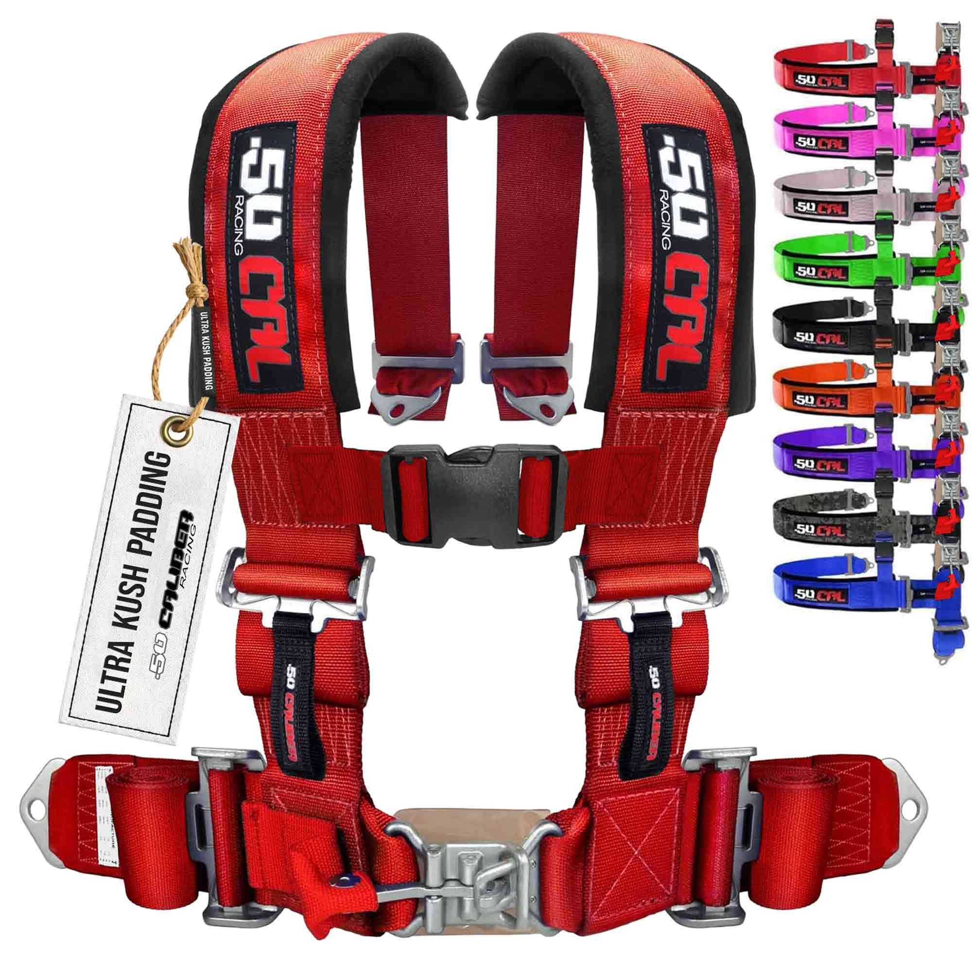 Pro Series 3" 4 point Latch Harness 50 Caliber Racing