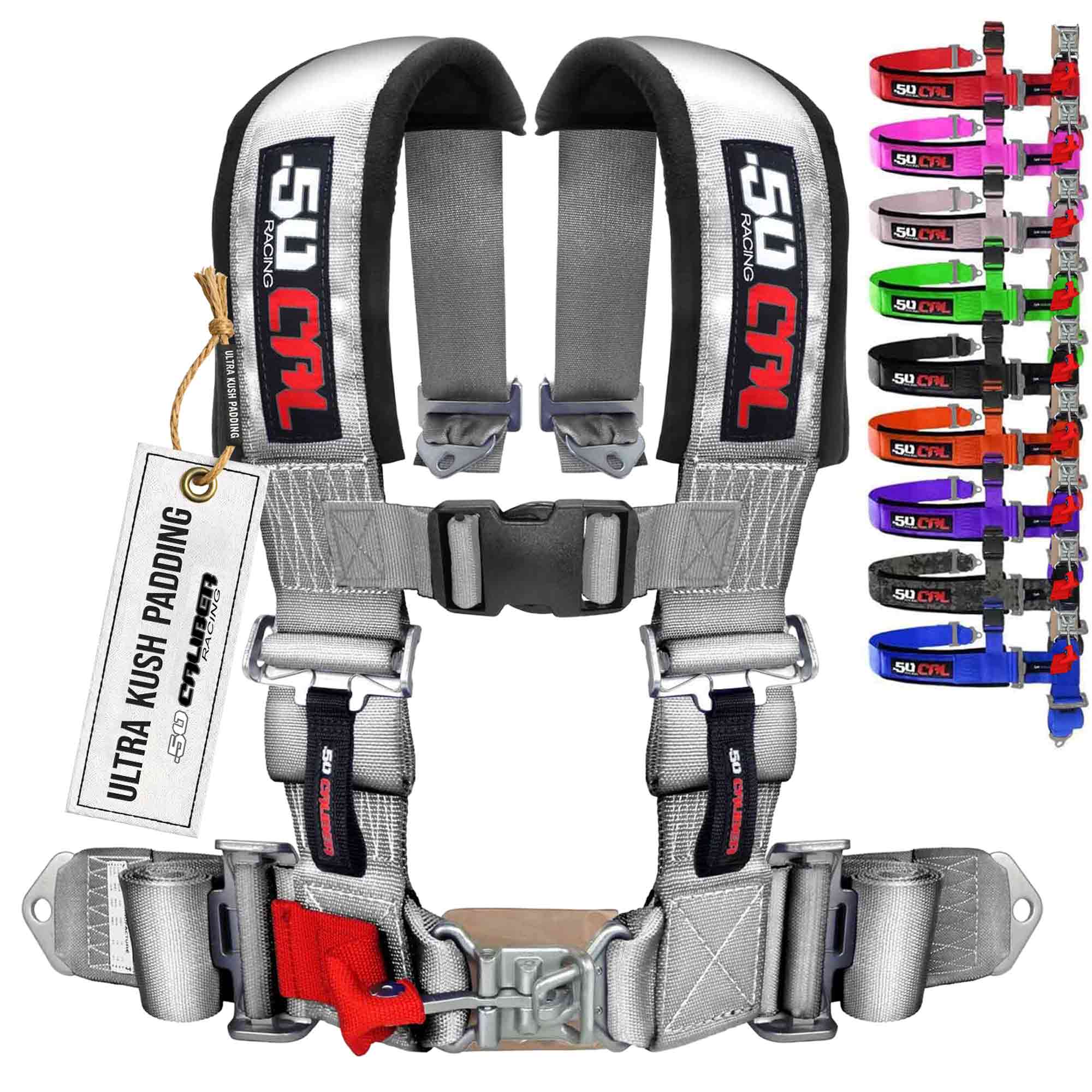 Pro Series 3" 4 point Latch Harness 50 Caliber Racing