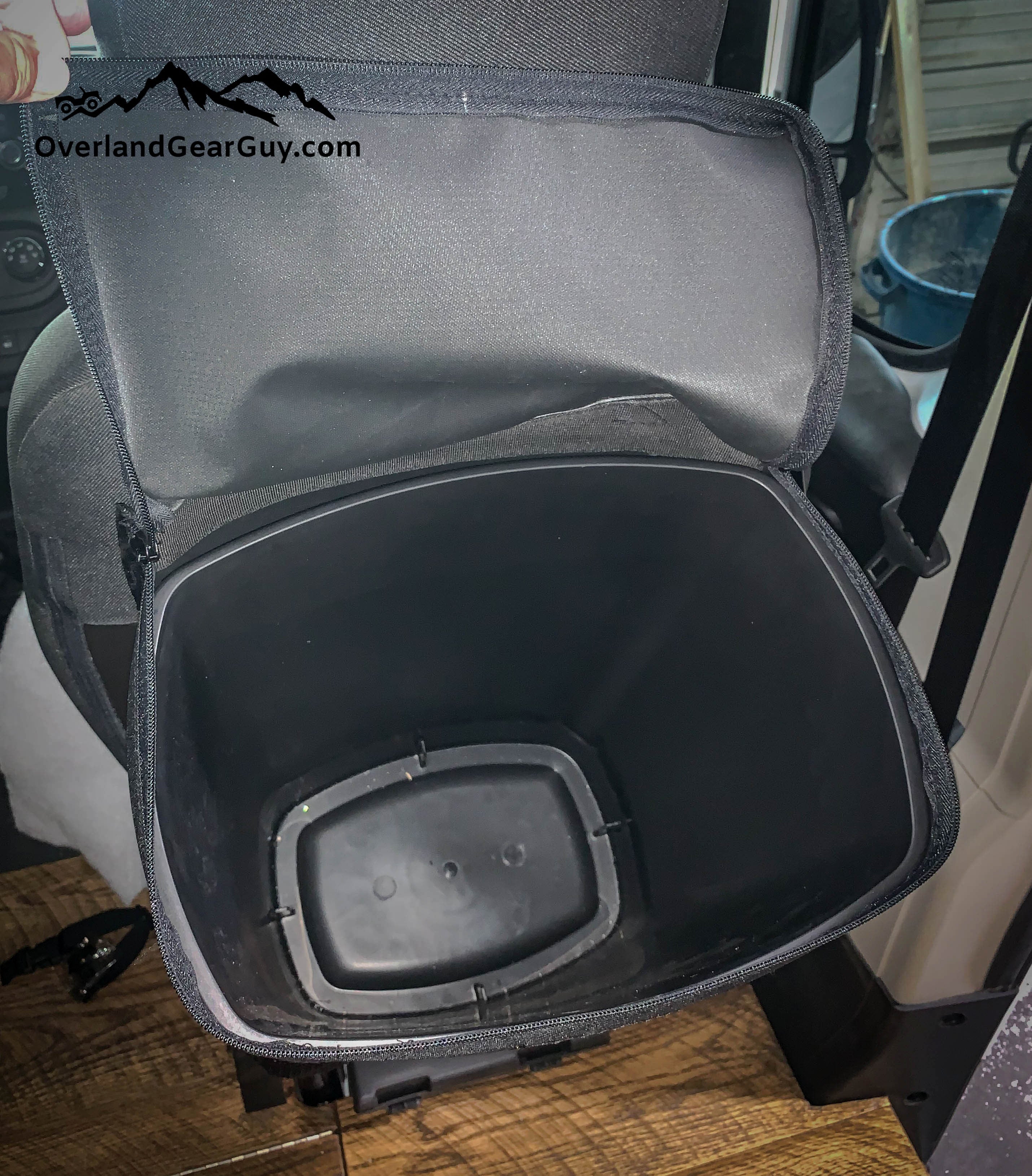 Bolsa de basura mediana para reposacabezas para vehículos limpios y organizados