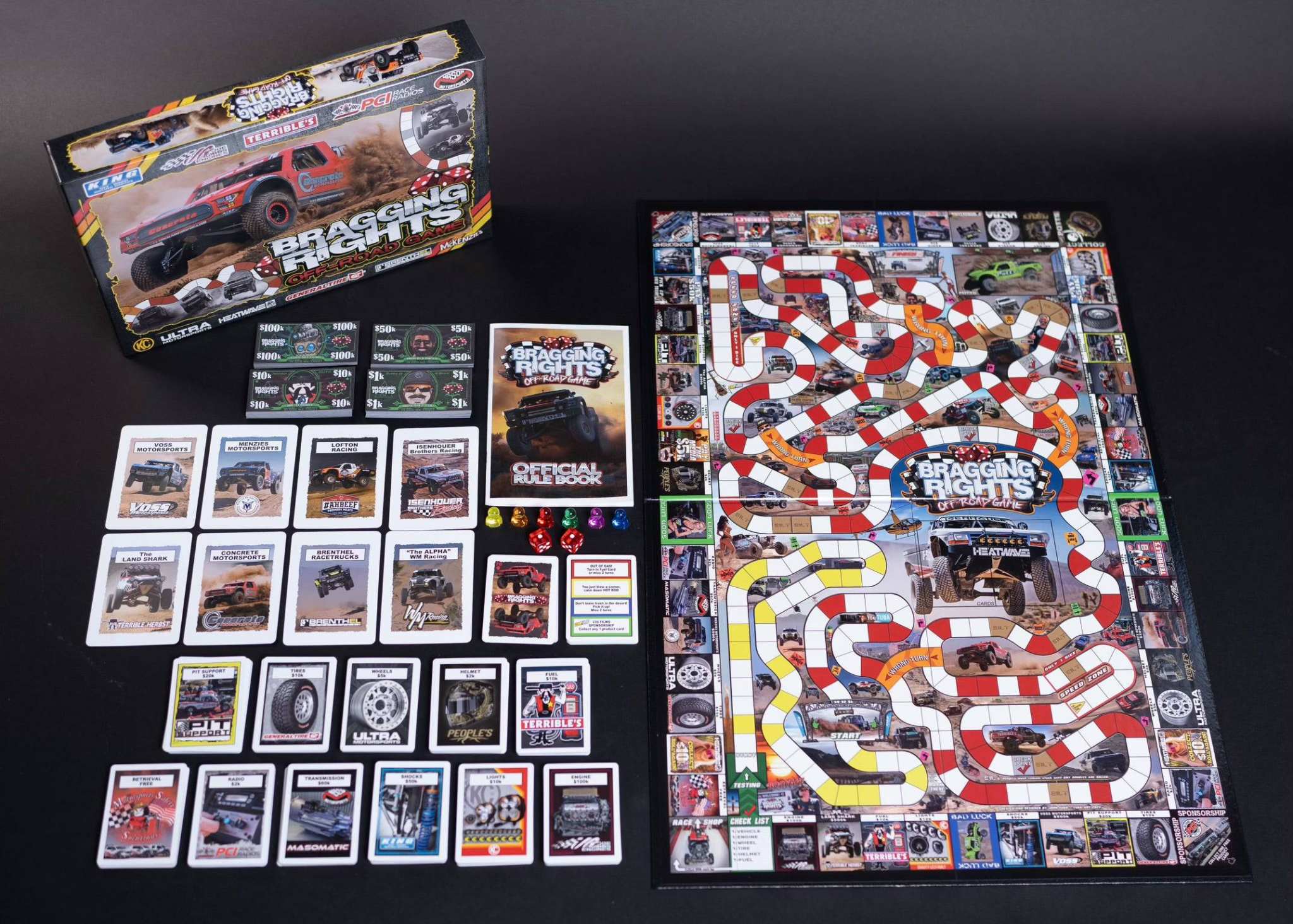Bragging Rights Board Game - PCI Race Radios