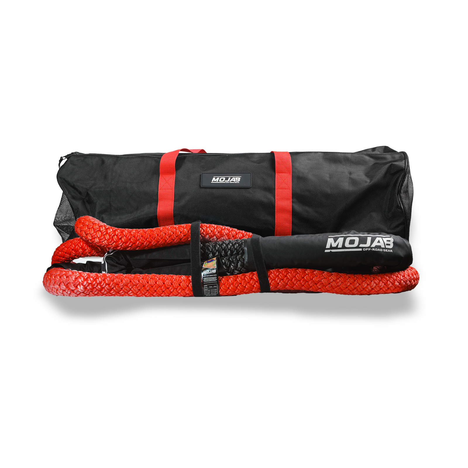 MOJAB Extreme Duty Kinetic Rope 2 inch by 30 feet with lifetime warranty and heavy-duty strength
