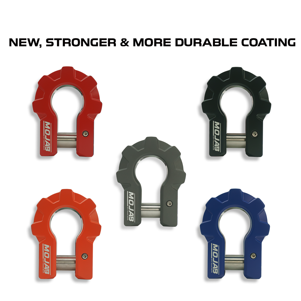 3/4 Extreme Duty Aluminum D-Shackle Set from Baja Racing Gear