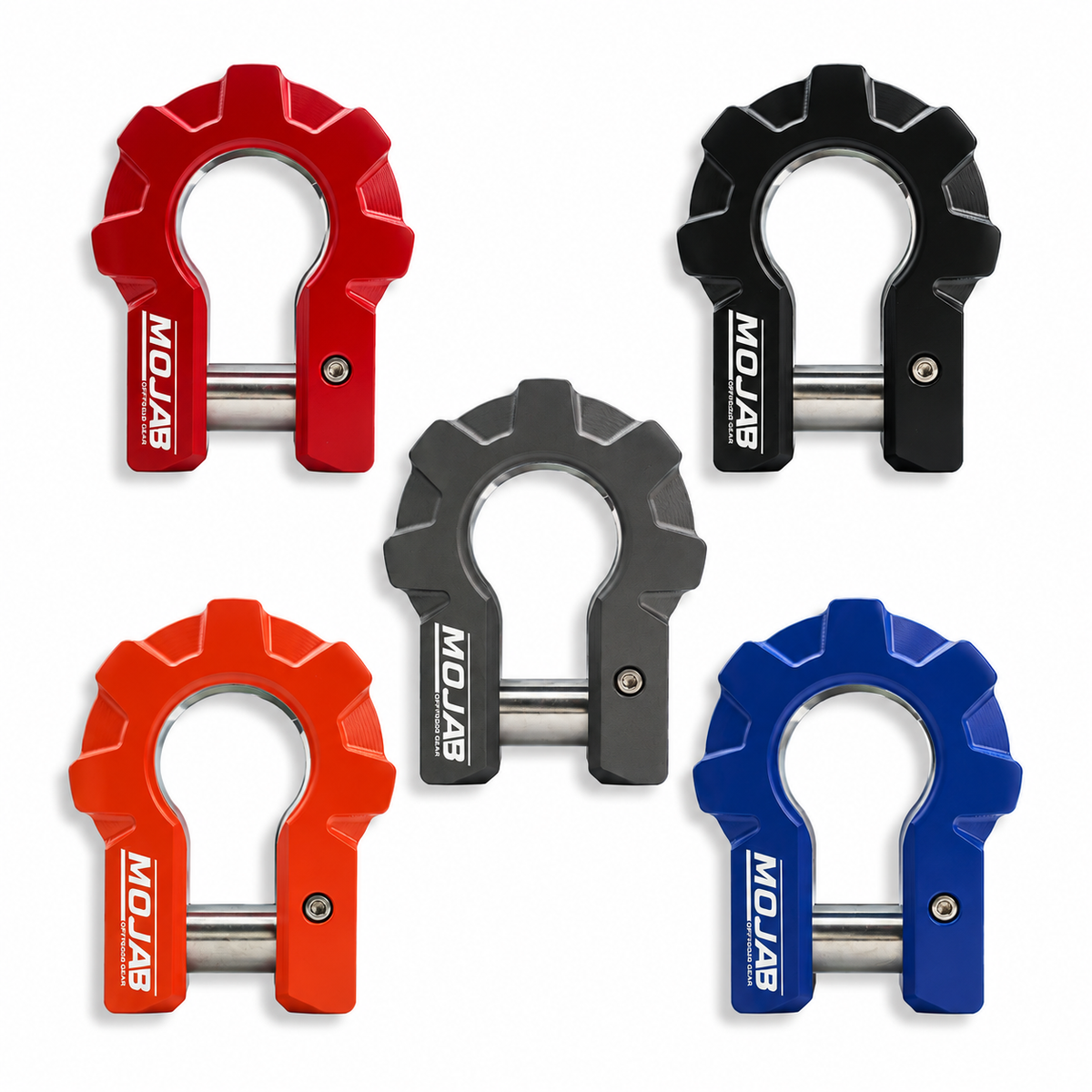 MOJAB 3/4'' Aluminum D-Shackle set-9 Ton
