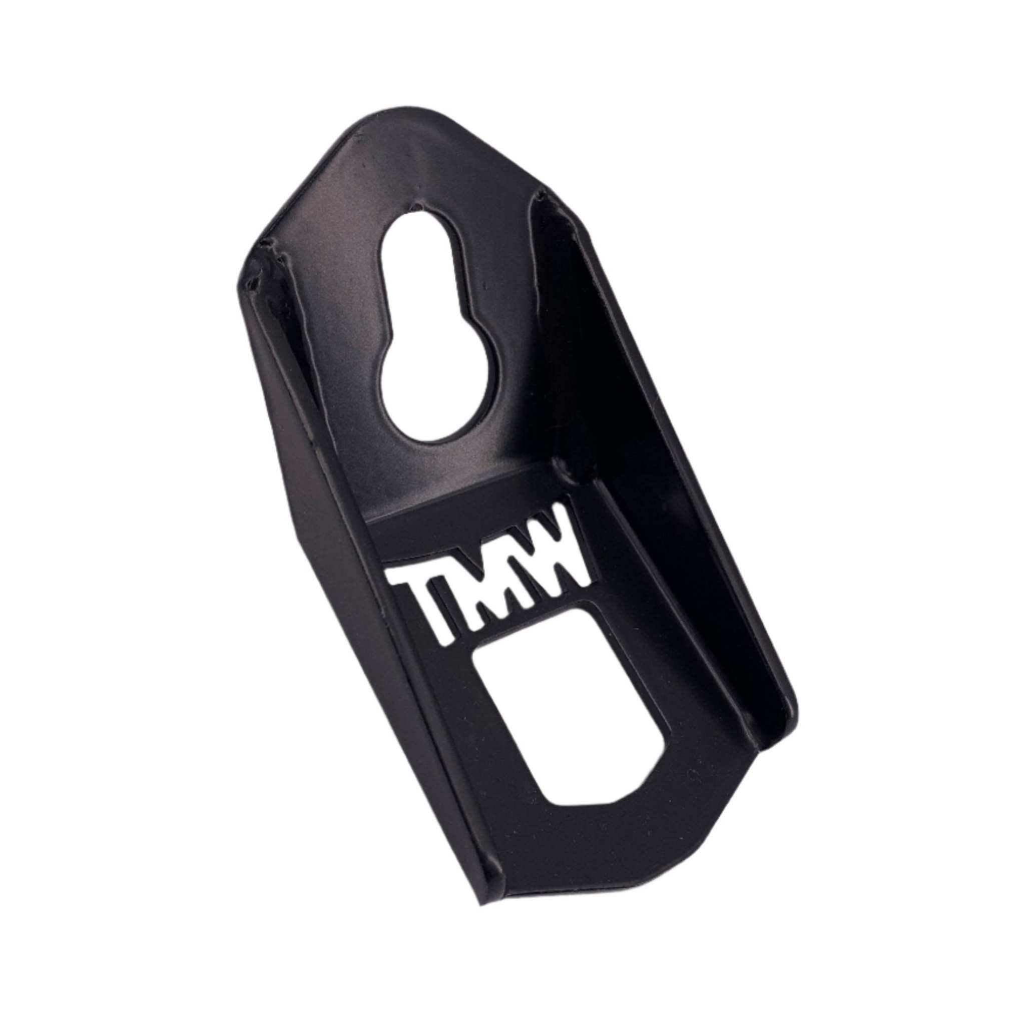 Can Am X3 Ultimate tie down mount in semi gloss black steel with TMW logo