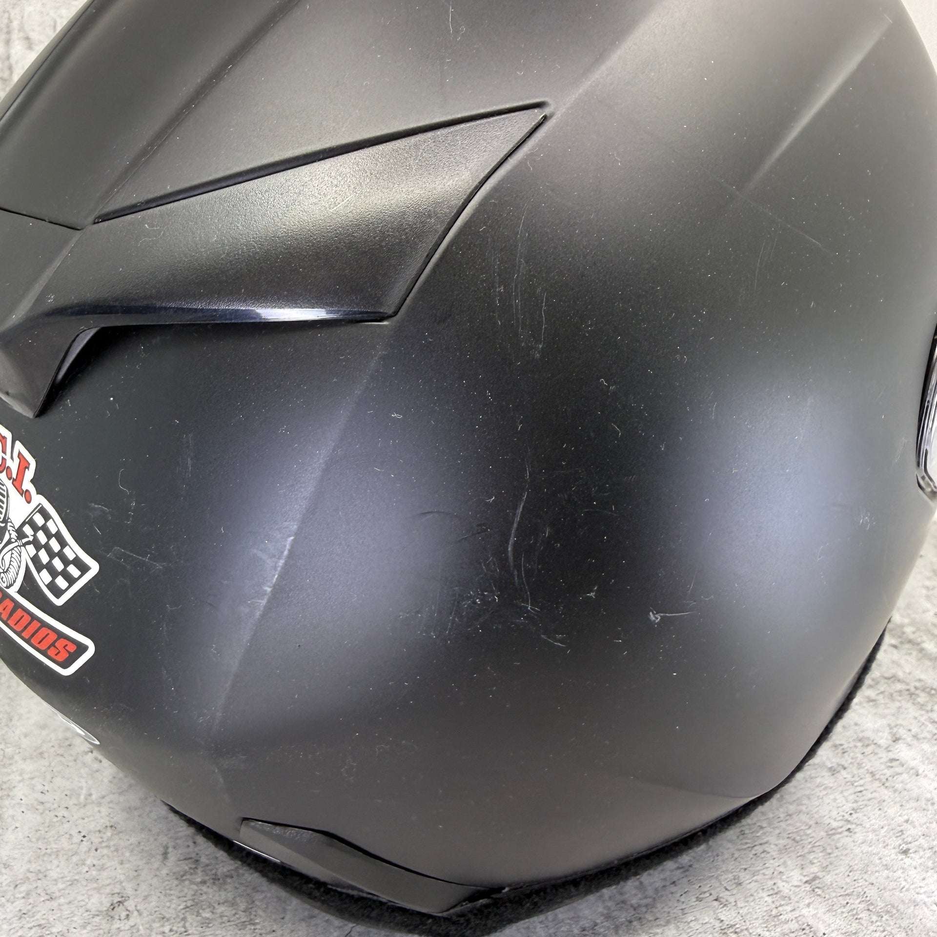 Clearance HJC i10 DOT Helmet - Black - High Usage - PCI Race Radios