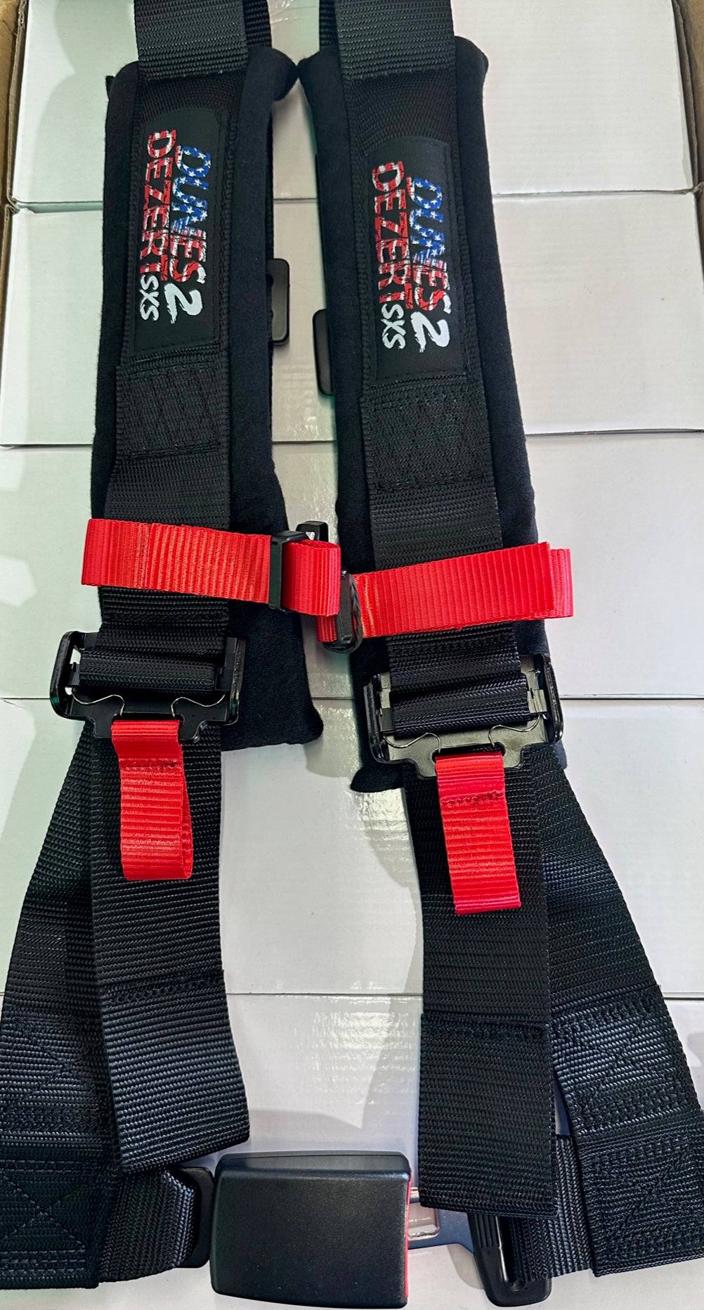 D2D 4.2 Auto Buckle 4-Point Harness – UTV Safety Gear