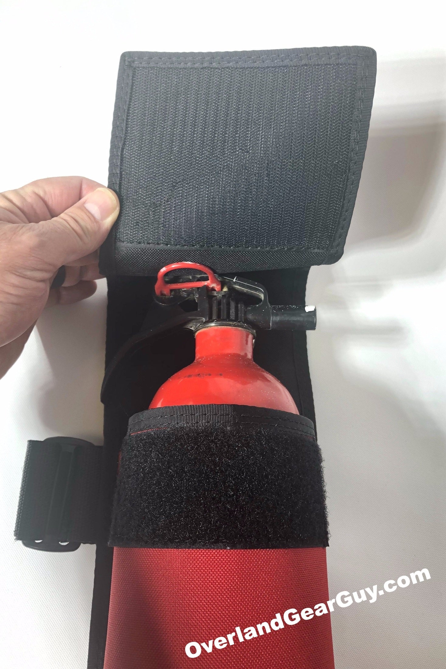 Heavy-Duty Jeep Fire Extinguisher Pouch Roll Bar for Secure Off-Road Travel