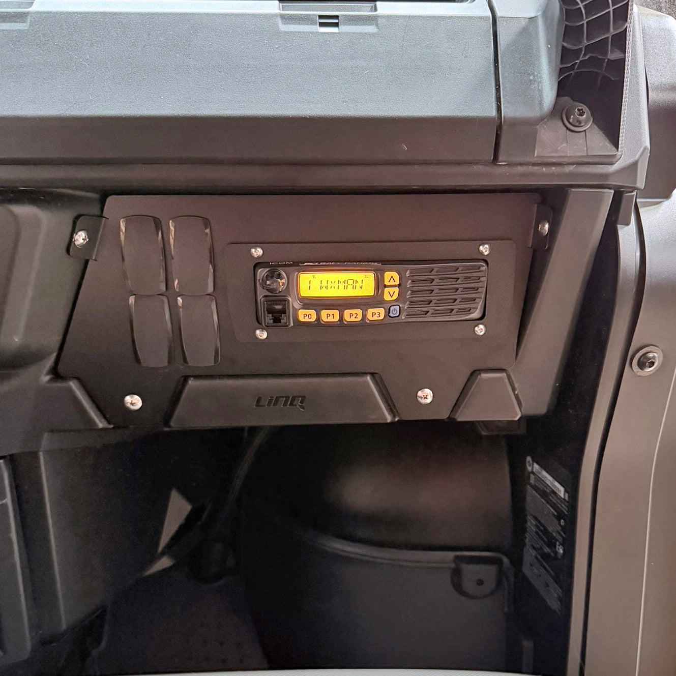 2026+ CanAm Defender Radio Bracket A/C Models Only