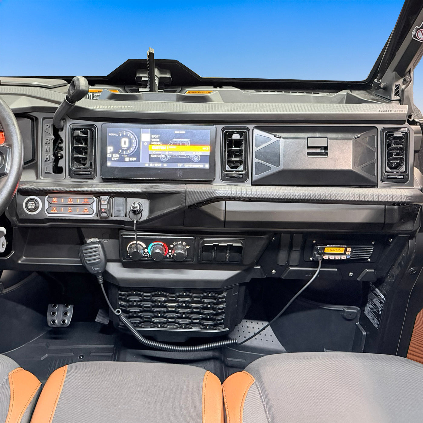 2026+ CanAm Defender Radio Bracket A/C Models Only