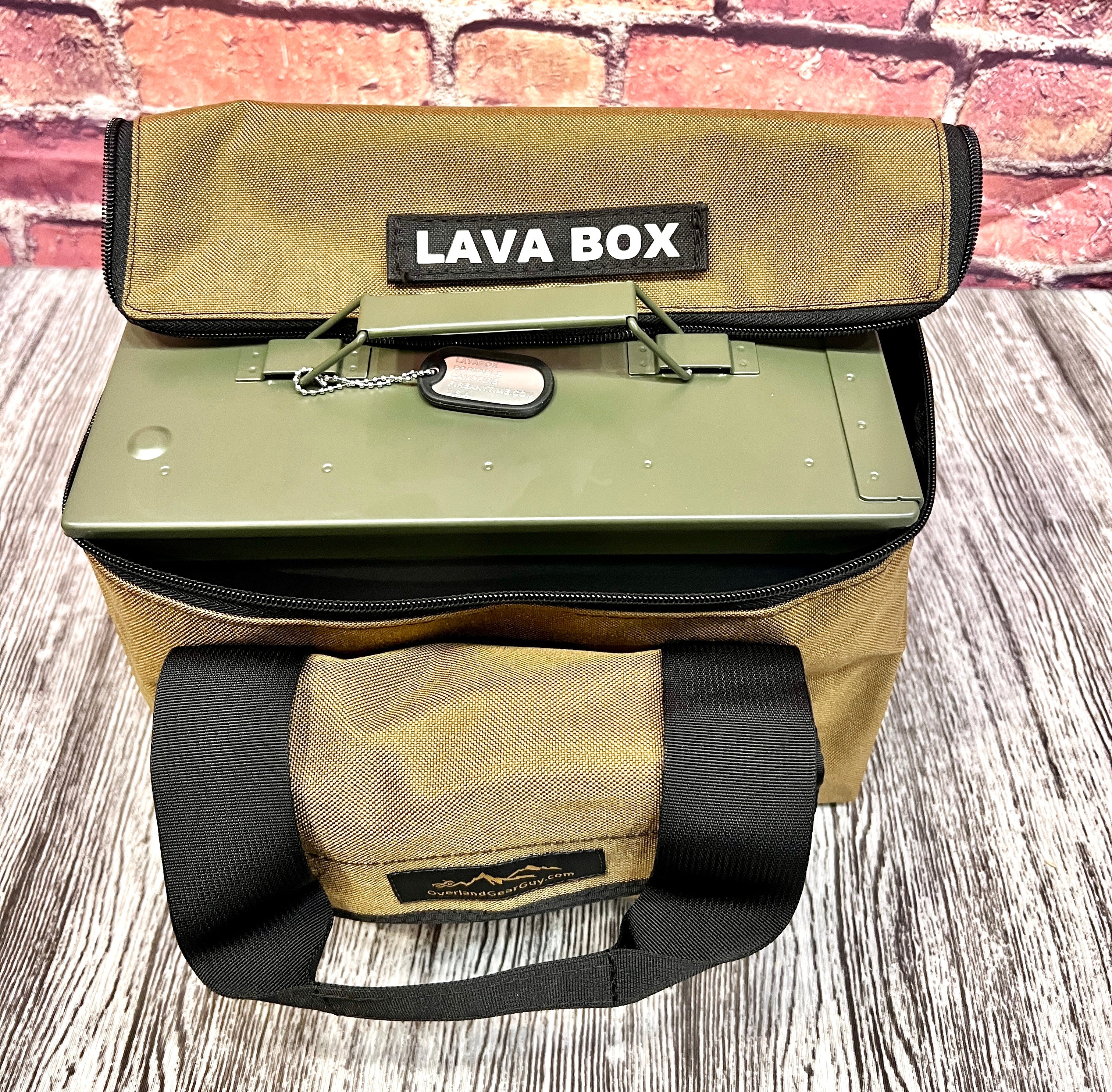 Deluxe Lava Box - FIRECAN PORTABLE FIRE PIT Carry Bag - IGNIK