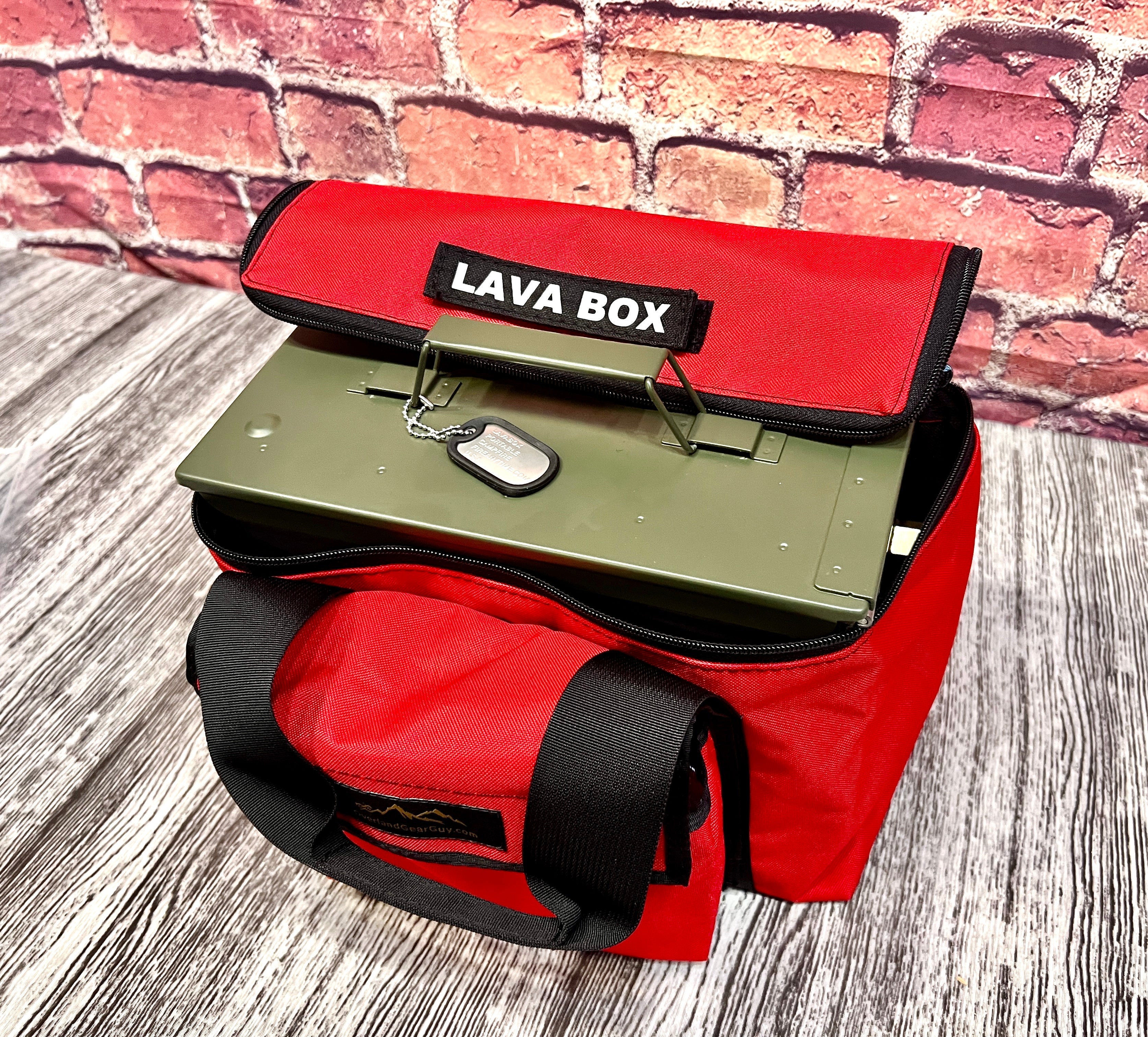 Deluxe Lava Box - FIRECAN PORTABLE FIRE PIT Carry Bag - IGNIK