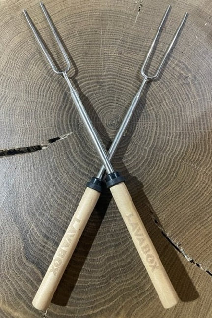 Nyx Styxx Roasting Skewers: Extendable Metal Sticks for Perfect Roasting