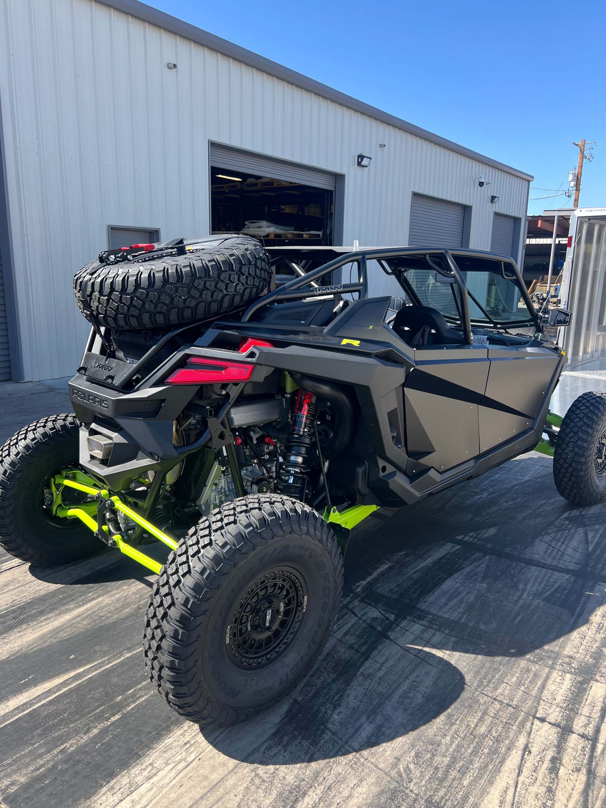 TMW RZR PRO Spare Tire Rack | Secure Off-Road Spare Tire Holder