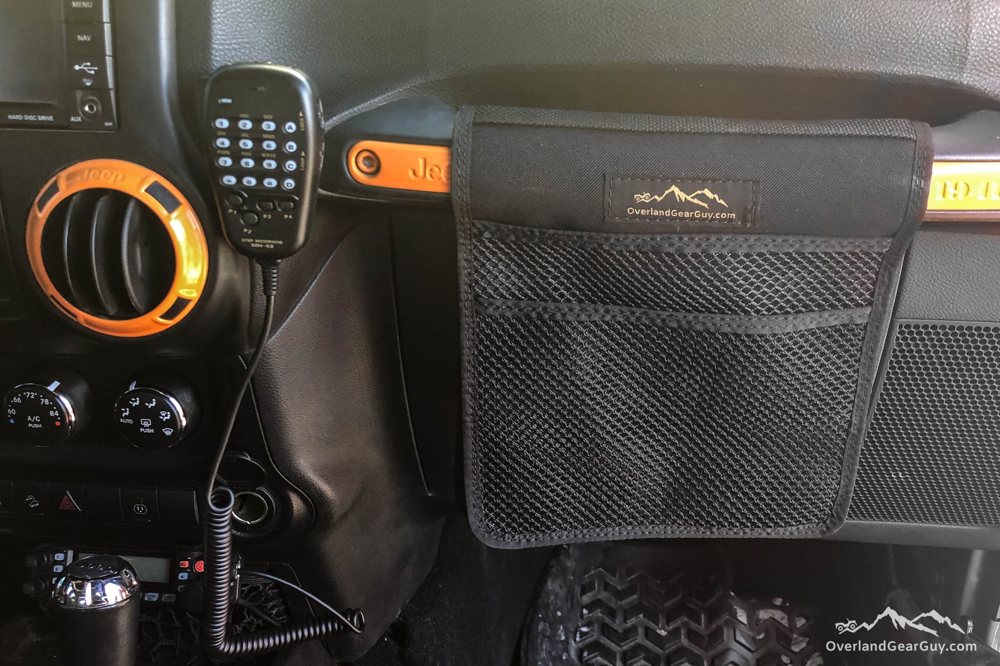 Jeep Grab Handle Mesh Flat Pocket