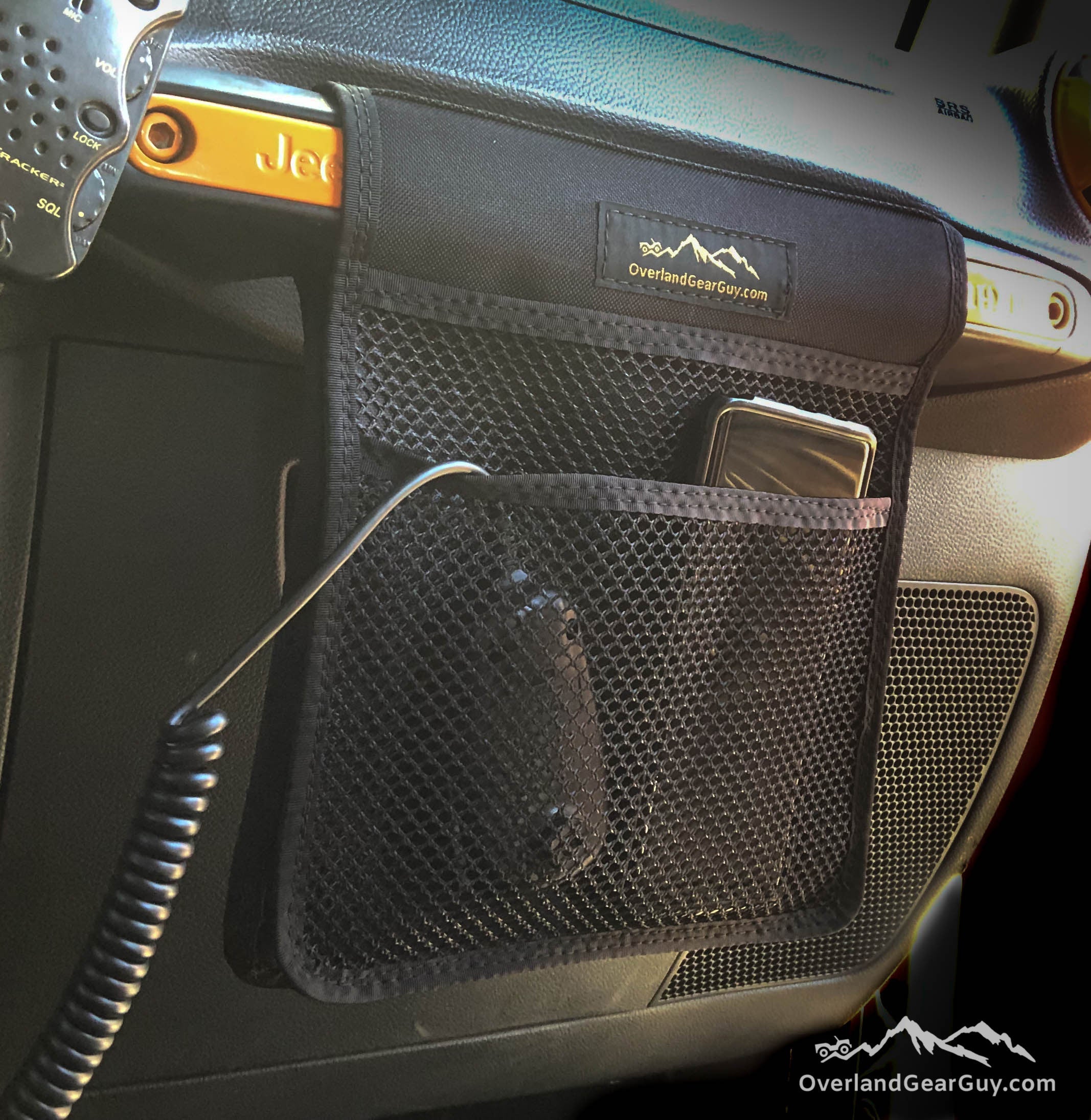 Jeep Grab Handle Mesh Flat Pocket