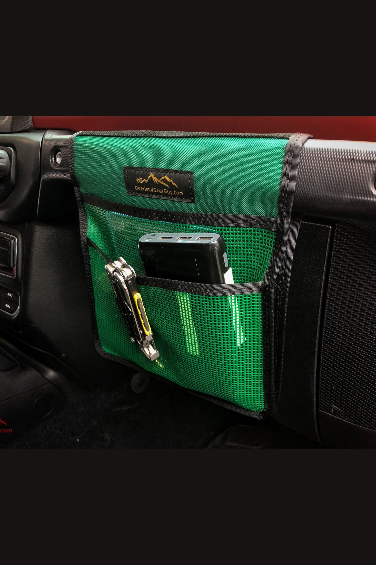 Jeep Grab Handle Mesh Flat Pocket