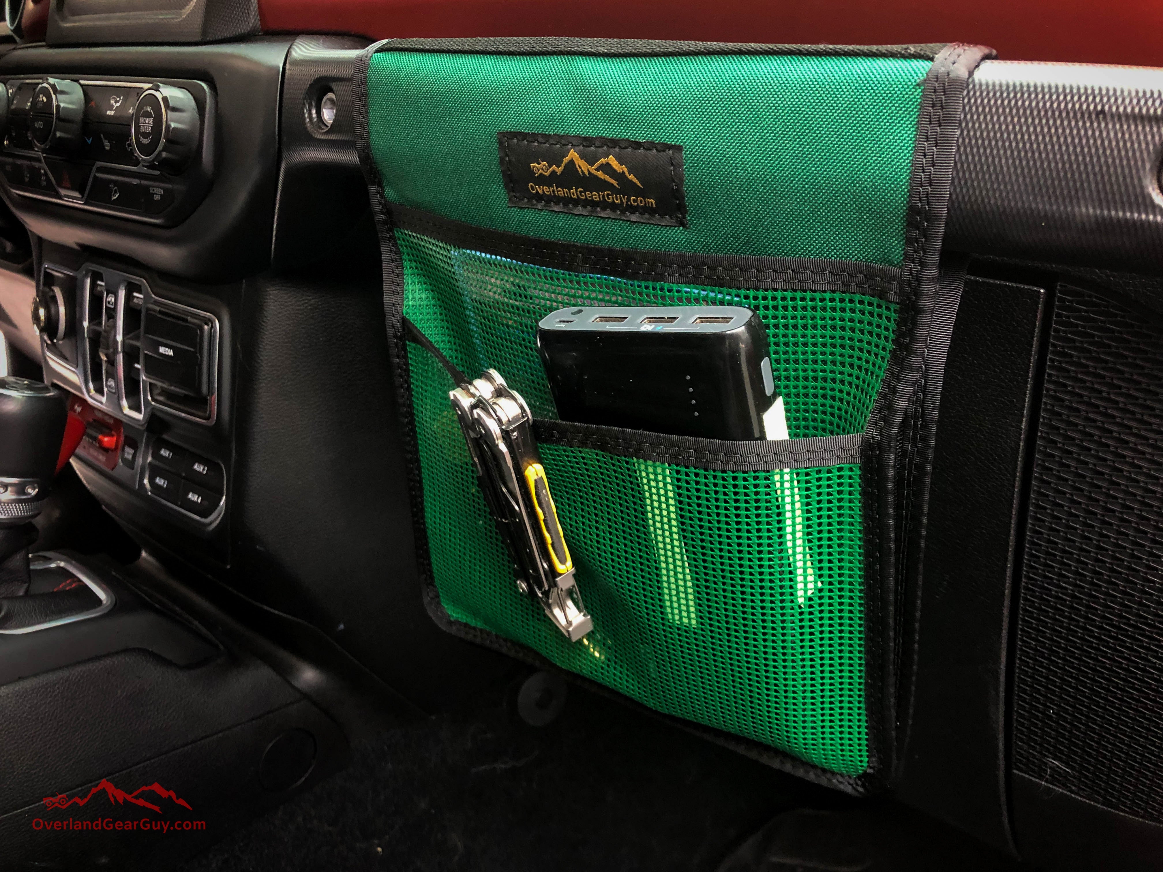 Jeep Grab Handle Mesh Flat Pocket