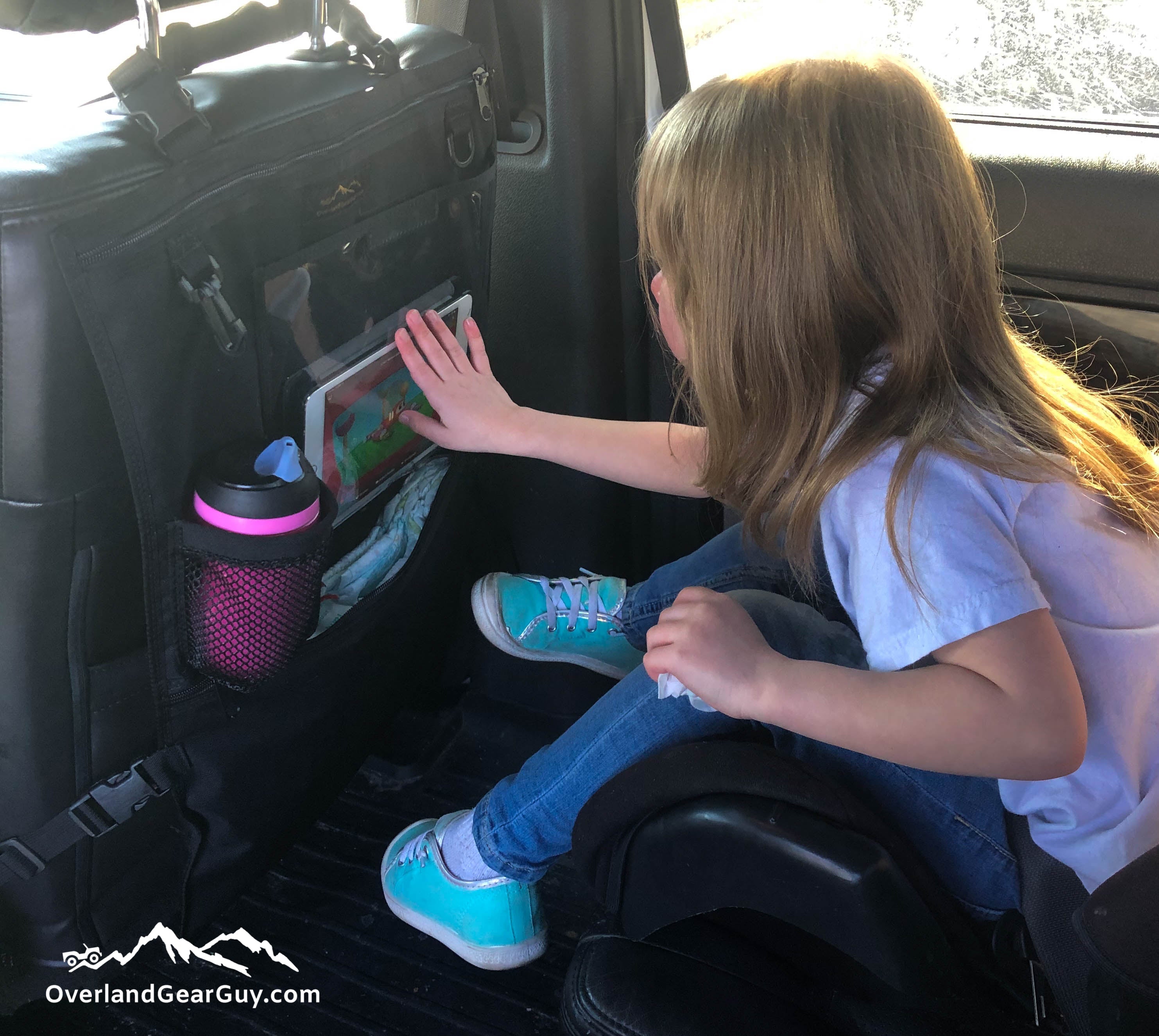 Kid Caddy Seat Organizer