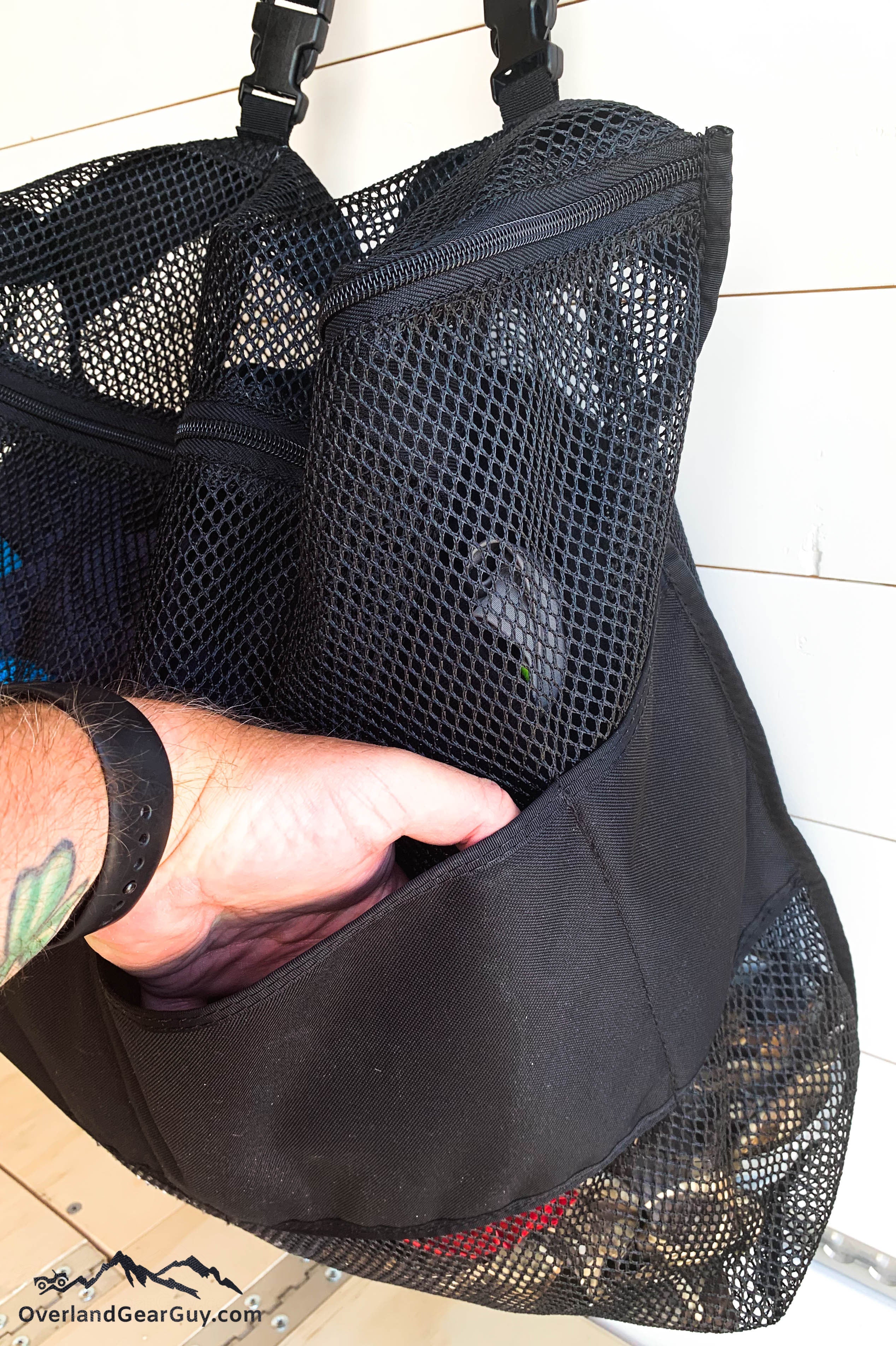 Mesh Overland Laundry Bag for Organized and Clean Gear Storage