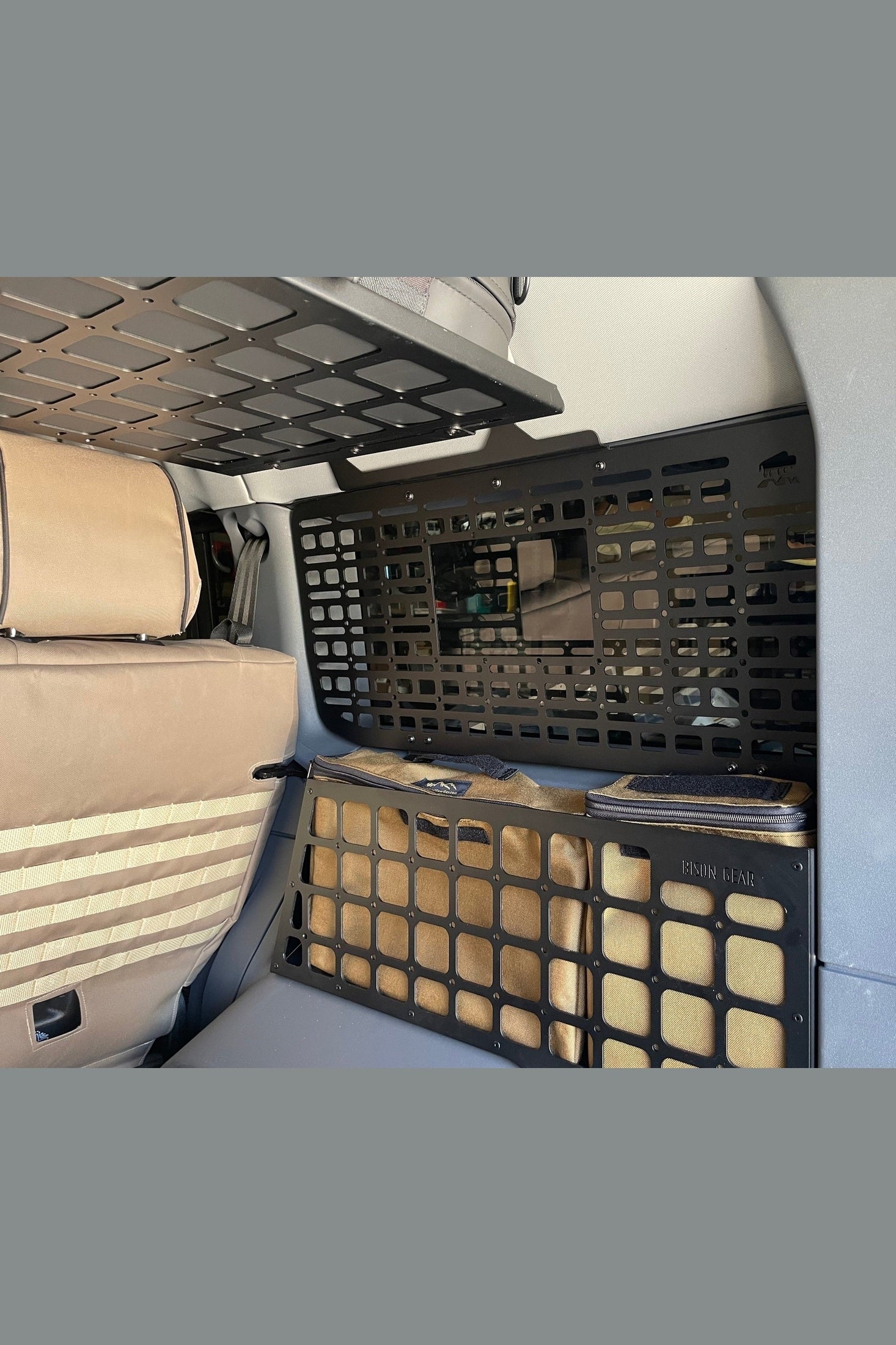 Premium Rear Loadspace Molle Storage Bin Bags Set for Car Organization