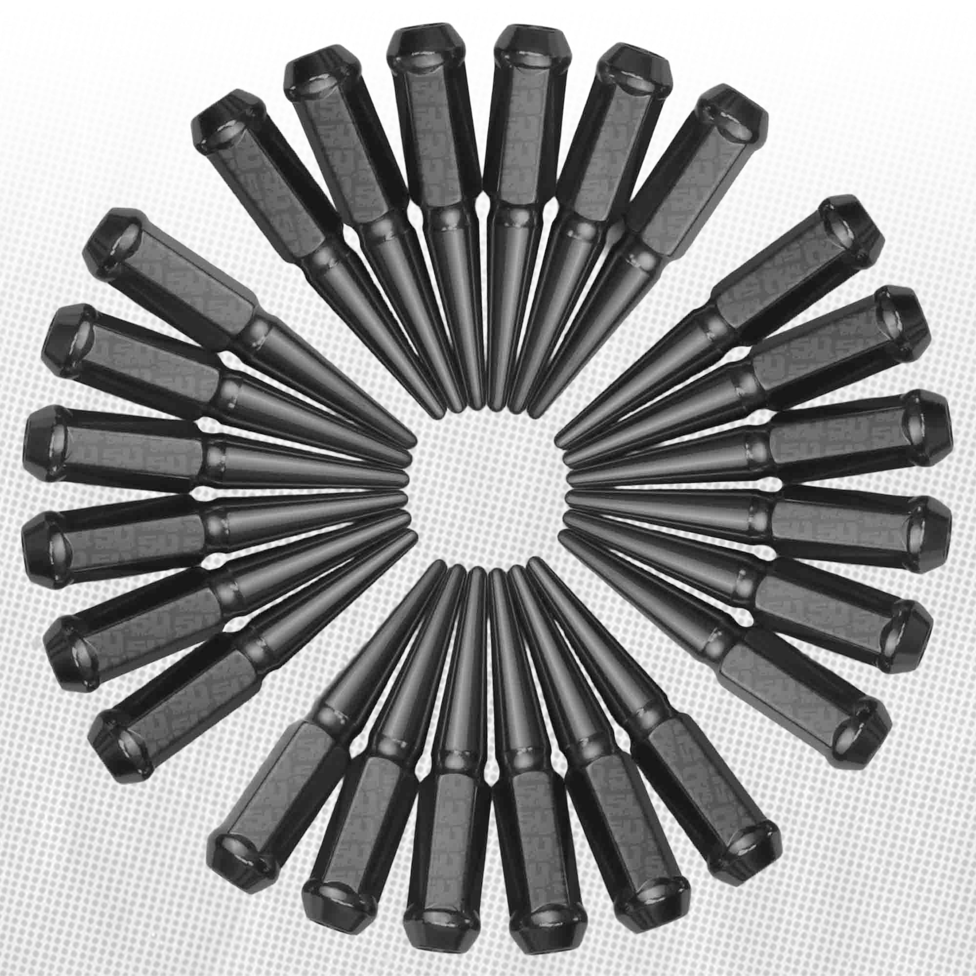 1/2 Inch Extended Spike Lug Nuts - 60 Degree Taper Seat