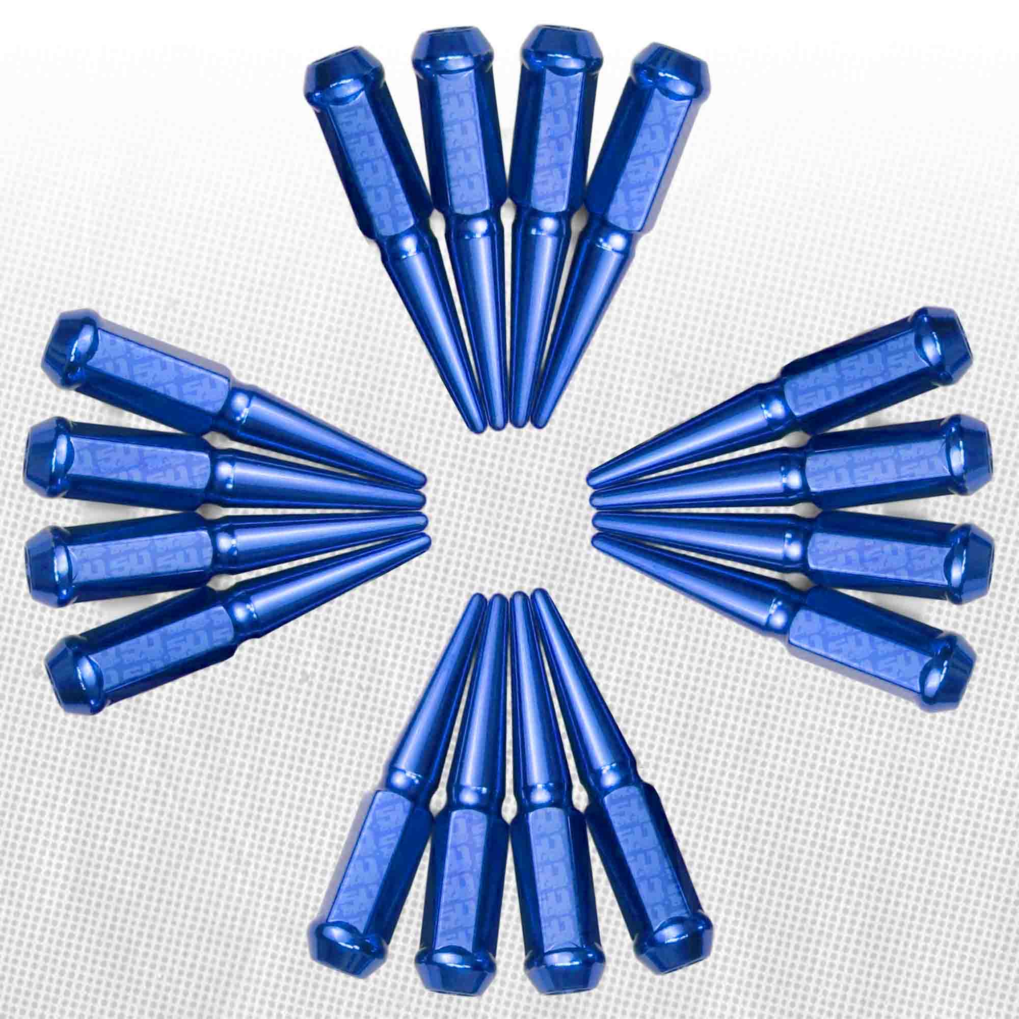 12x1.5mm Extended Spike Lug Nuts - 60 Degree Taper Seat