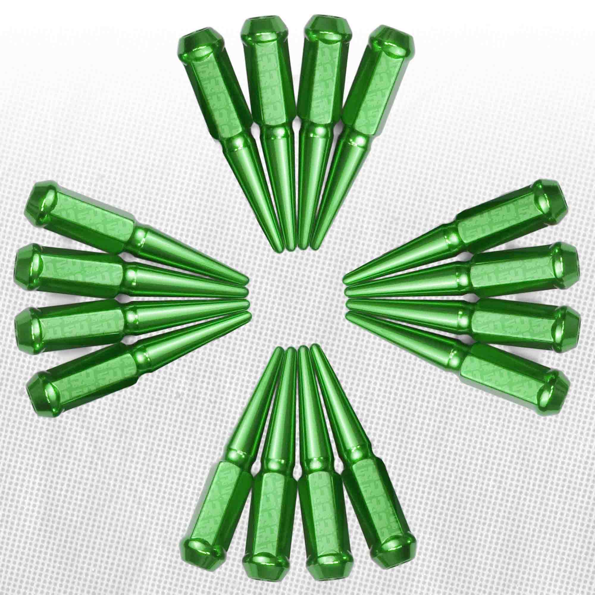 12x1.25mm Extended Spike Lug Nuts - 60 Degree Taper Seat
