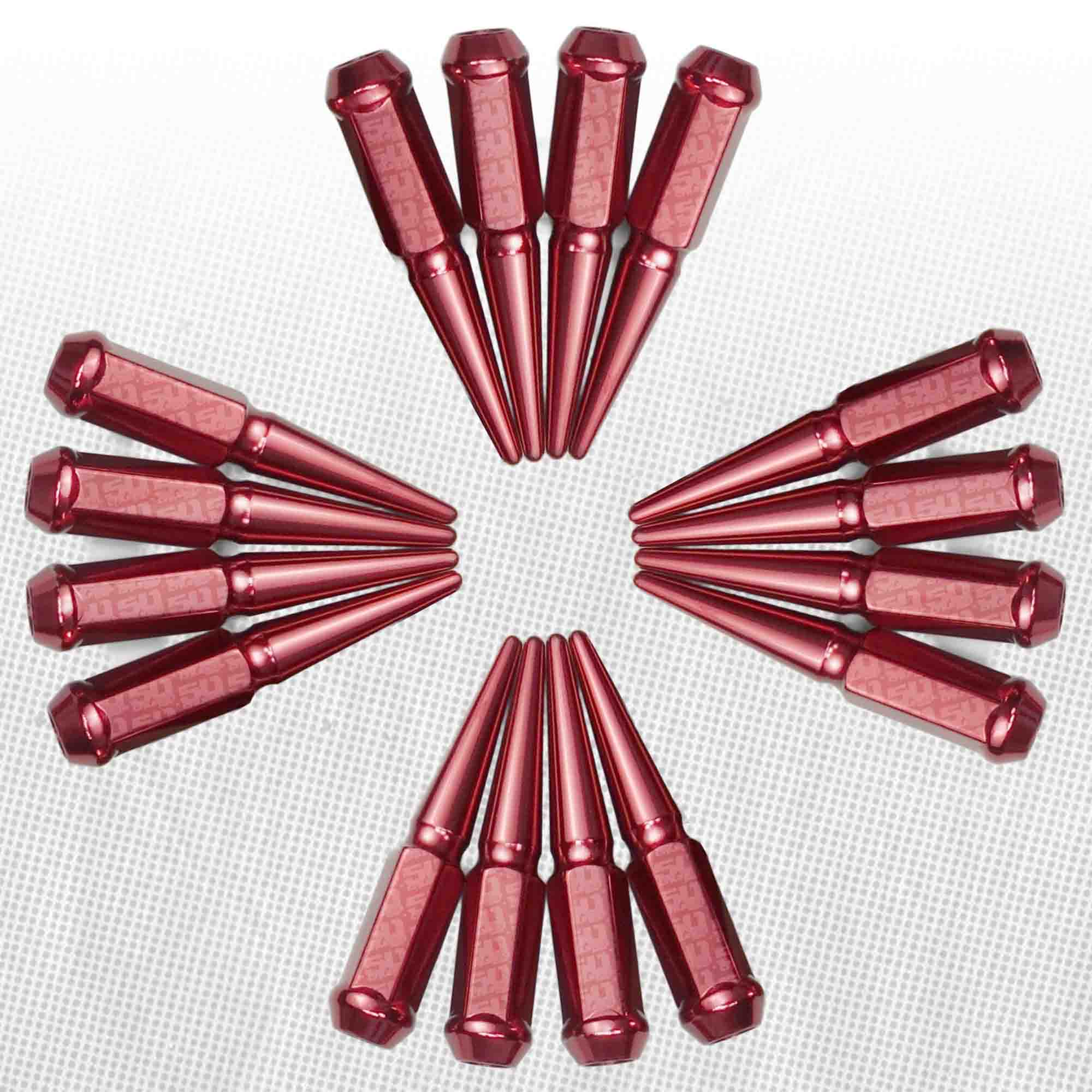 1/2 Inch Extended Spike Lug Nuts - 60 Degree Taper Seat