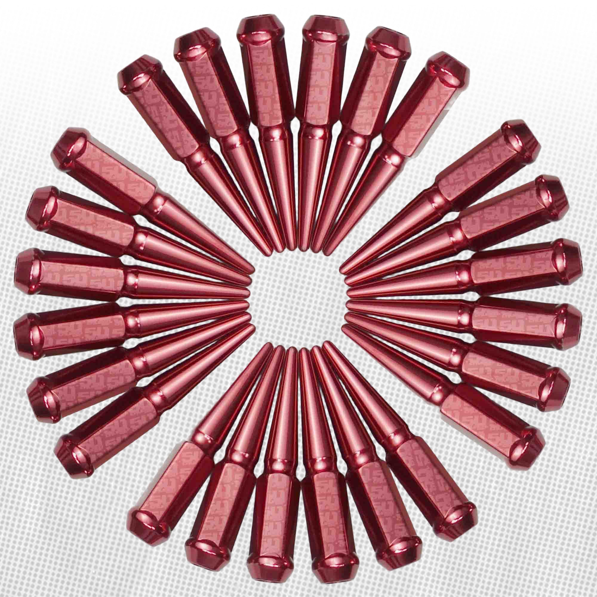 14x2.0mm Extended Spike Lug Nuts - 60 Degree Taper Seat