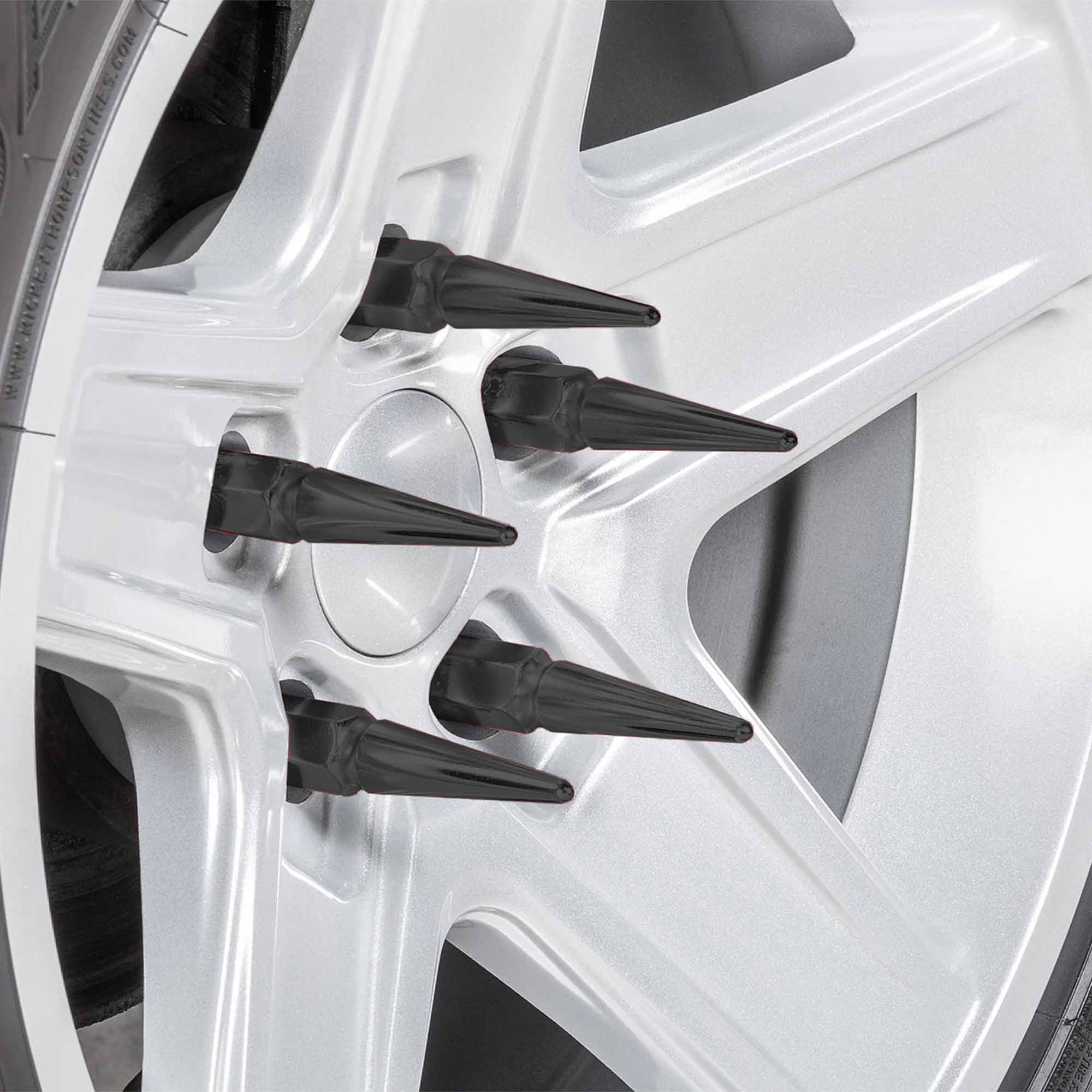 14x2.0mm Extended Spike Lug Nuts - 60 Degree Taper Seat