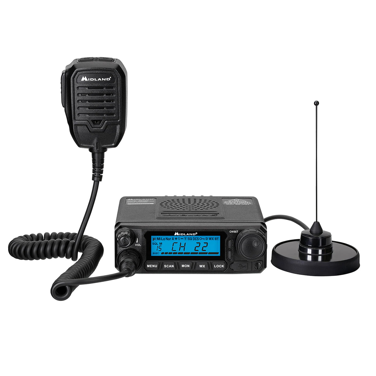 Midland MXT500 Mobile Radio With Antenna