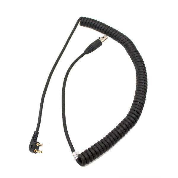 Clearance coil cord headset adapters for Motorola, Kenwood, Vertex, Icom radios with minor wear on display models